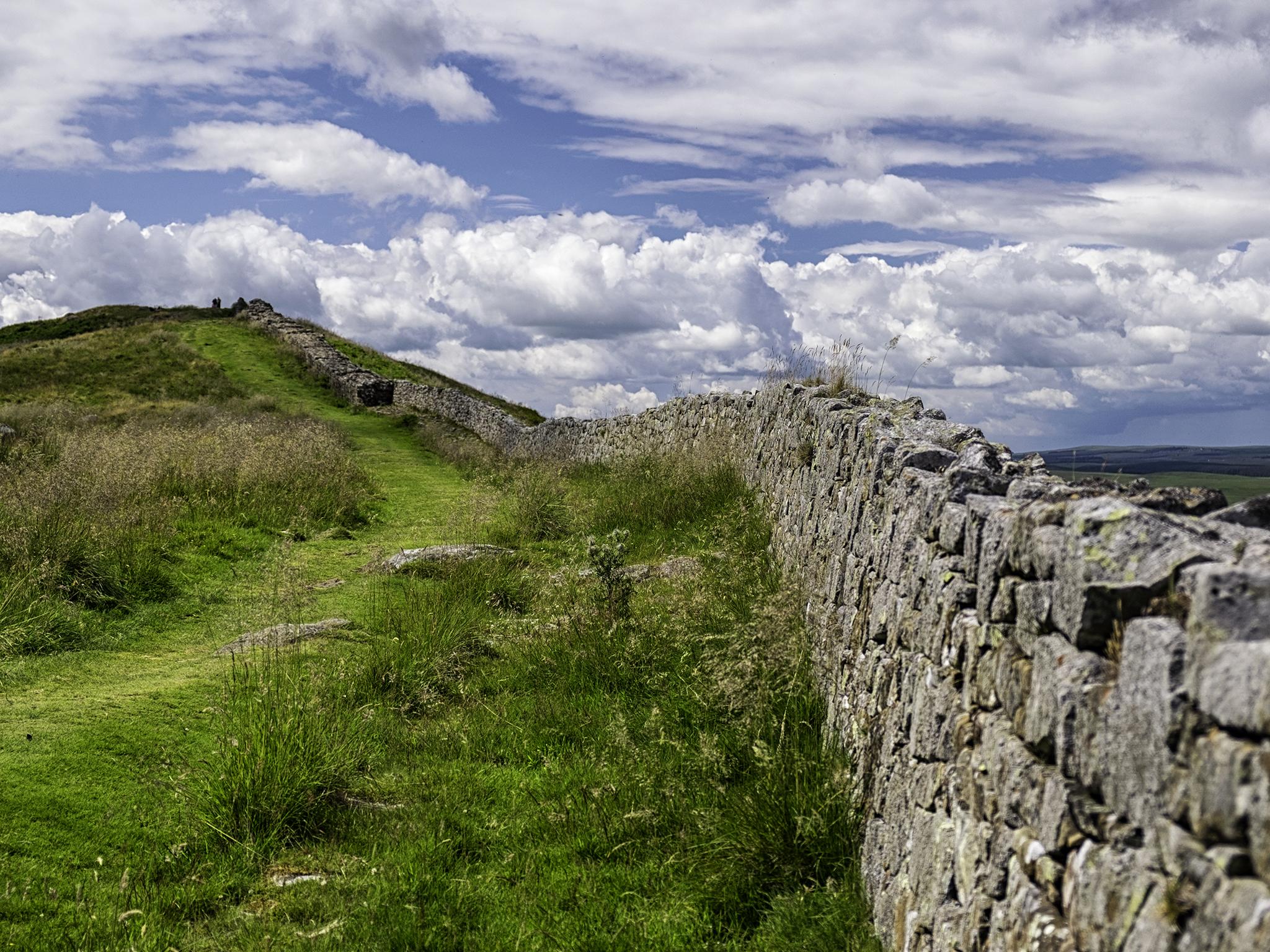 Hadrian’s Wall accompanied by friends and cricket is a treat