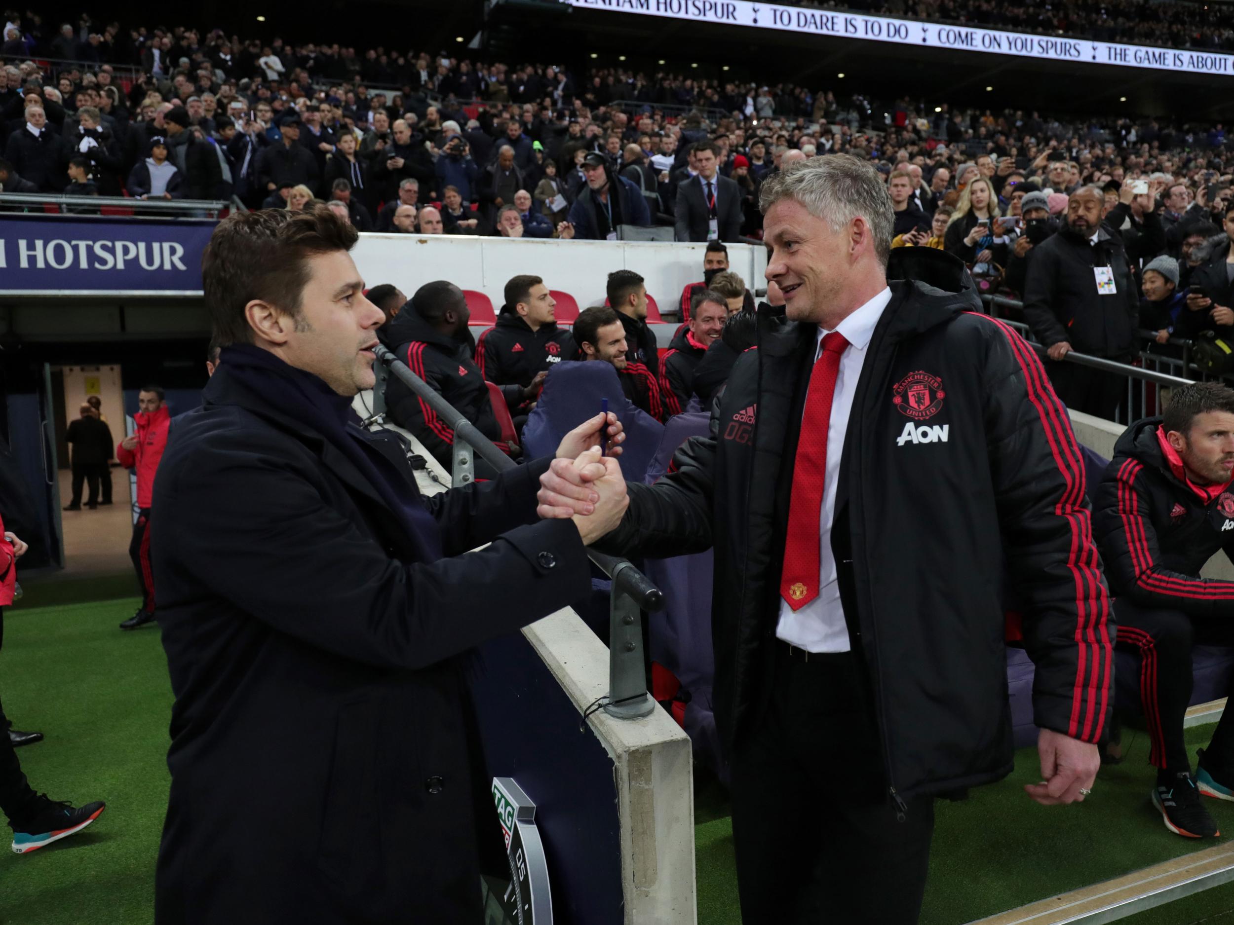 Ole Gunnar Solskjaer wants to overtake Mauricio Pochettino's Tottenham Hotspur