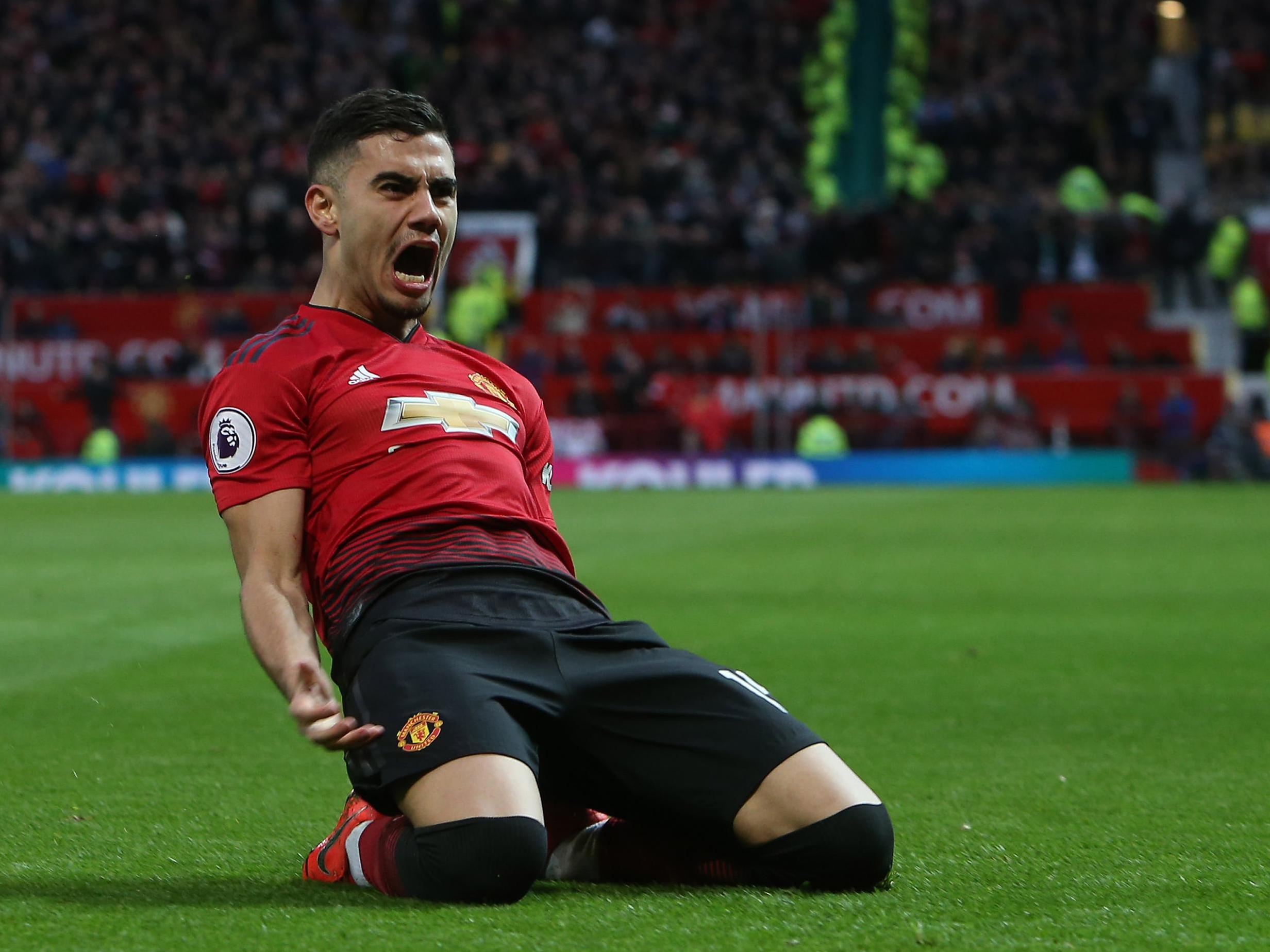 Pereira celebrates scoring for United (Man Utd via Getty)