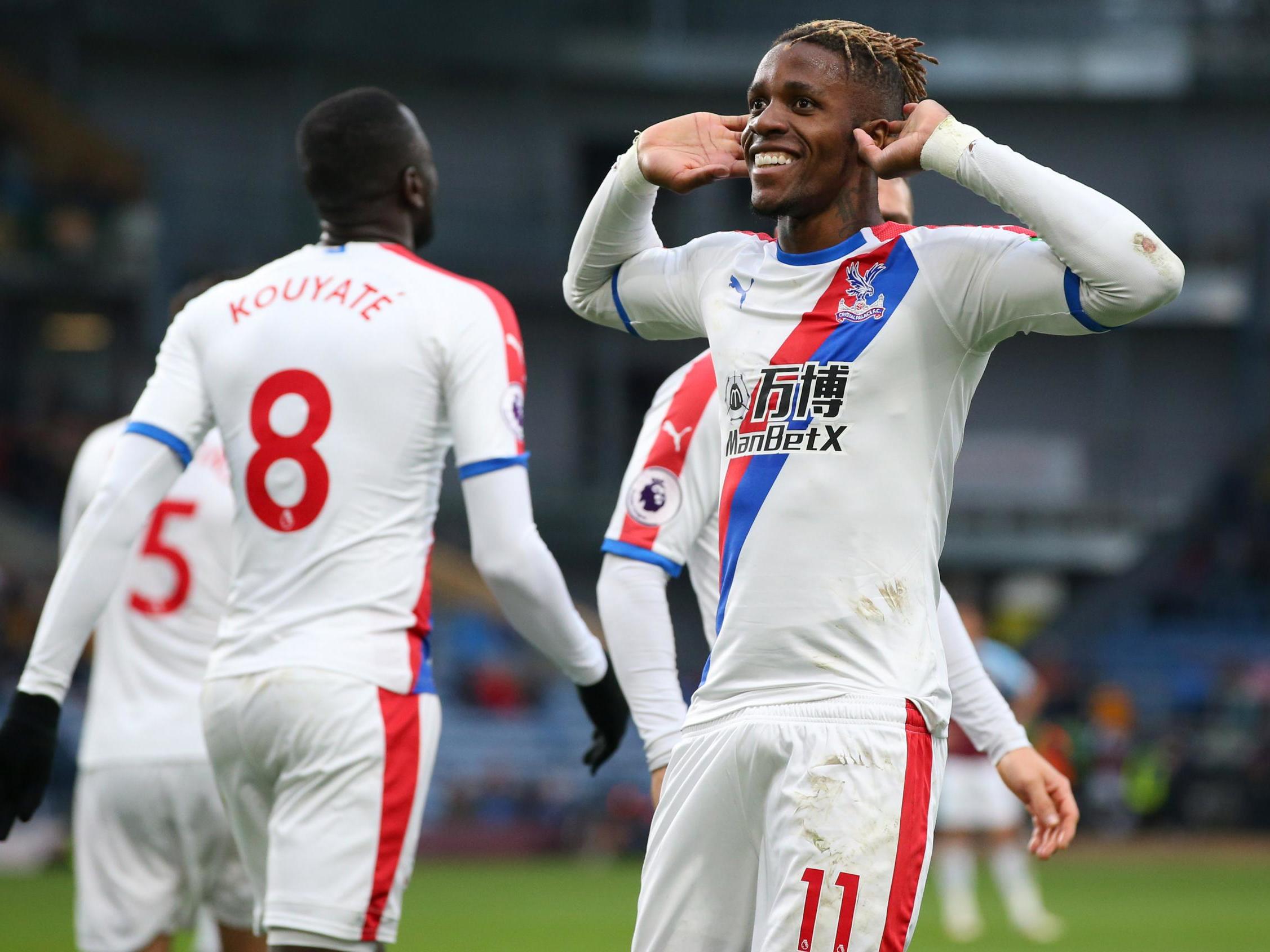 Zaha once again got on the scoresheet at Turf Moor