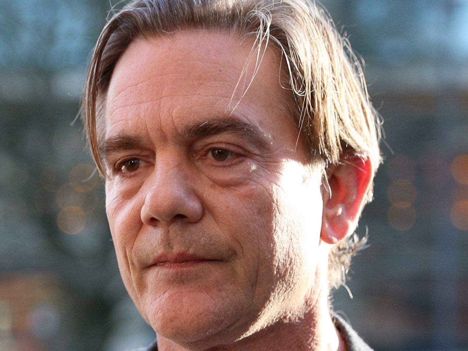 John Michie, father of Louella Fletcher-Michie, outside court