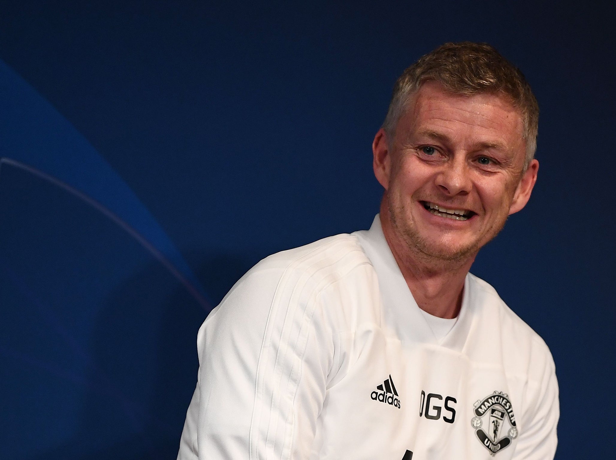 Ole Gunnar Solskjaer at his press conference today