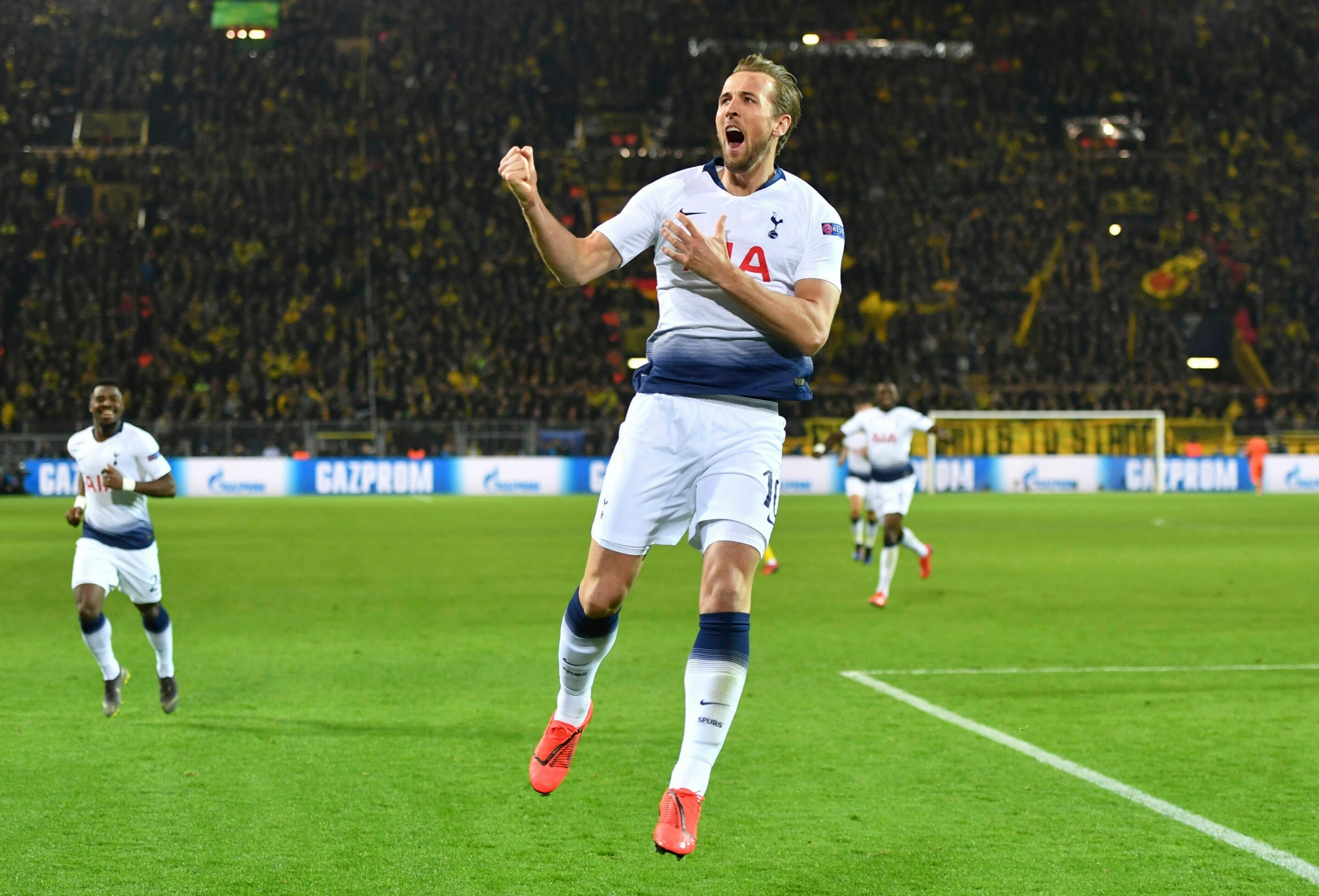 Kane scored the only goal of the game in Dortmund