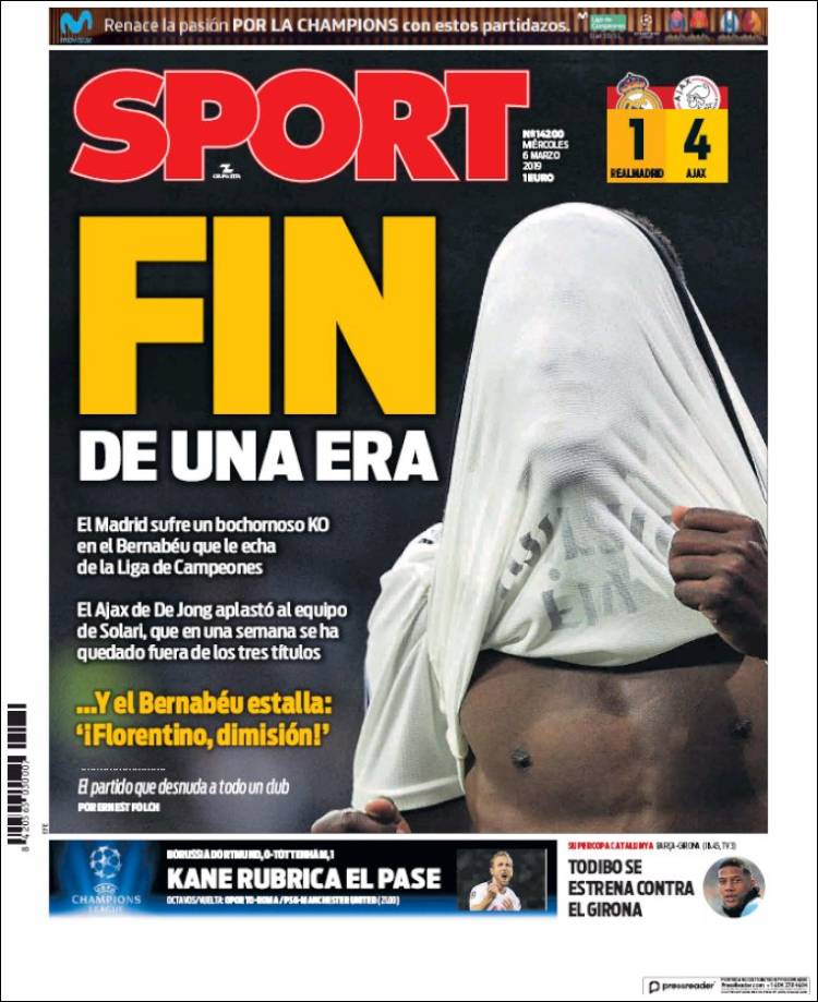 Sport declared the European exit the 'End of an era'