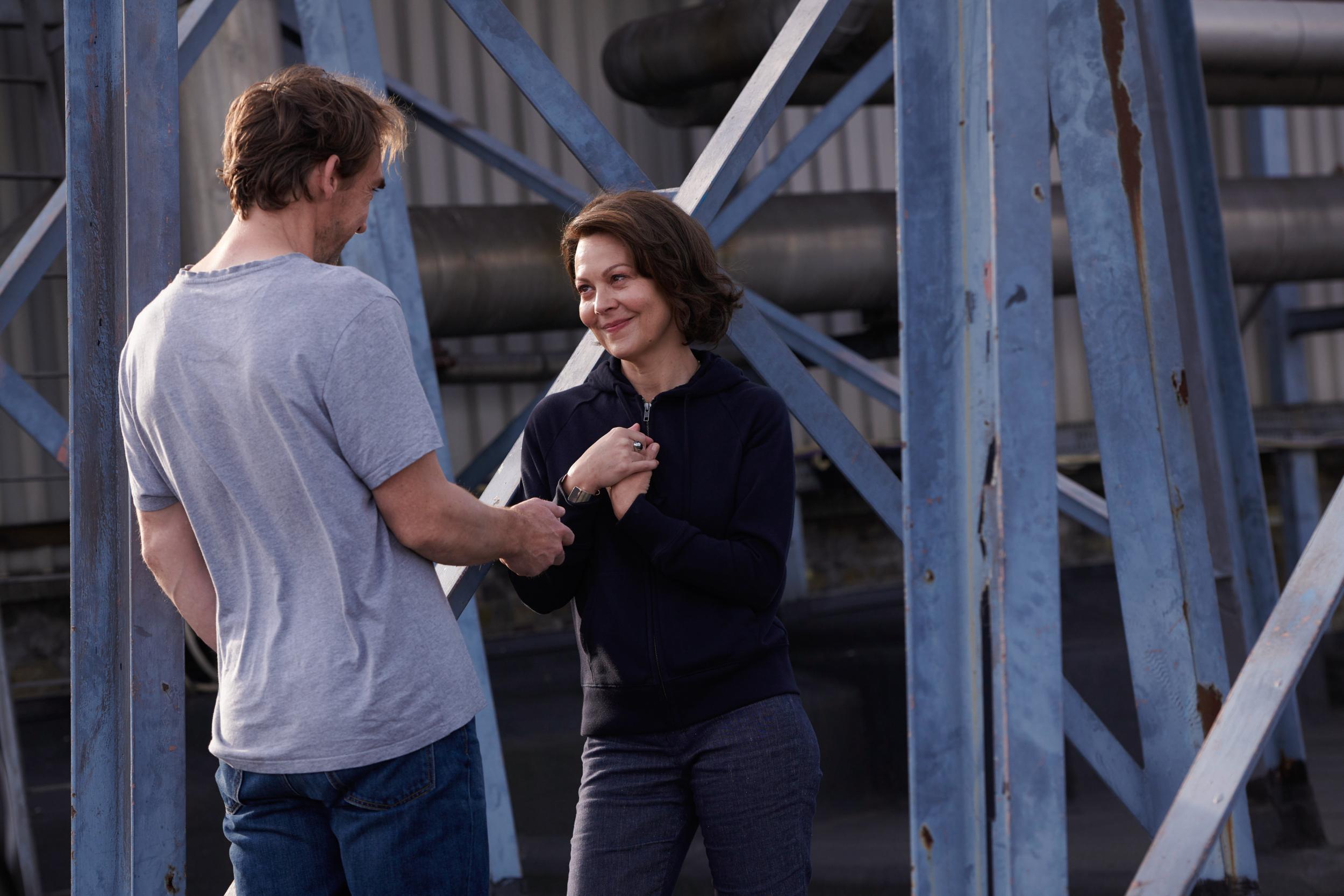 Joseph Mawle and Helen McCrory in ‘MotherFatherSon’