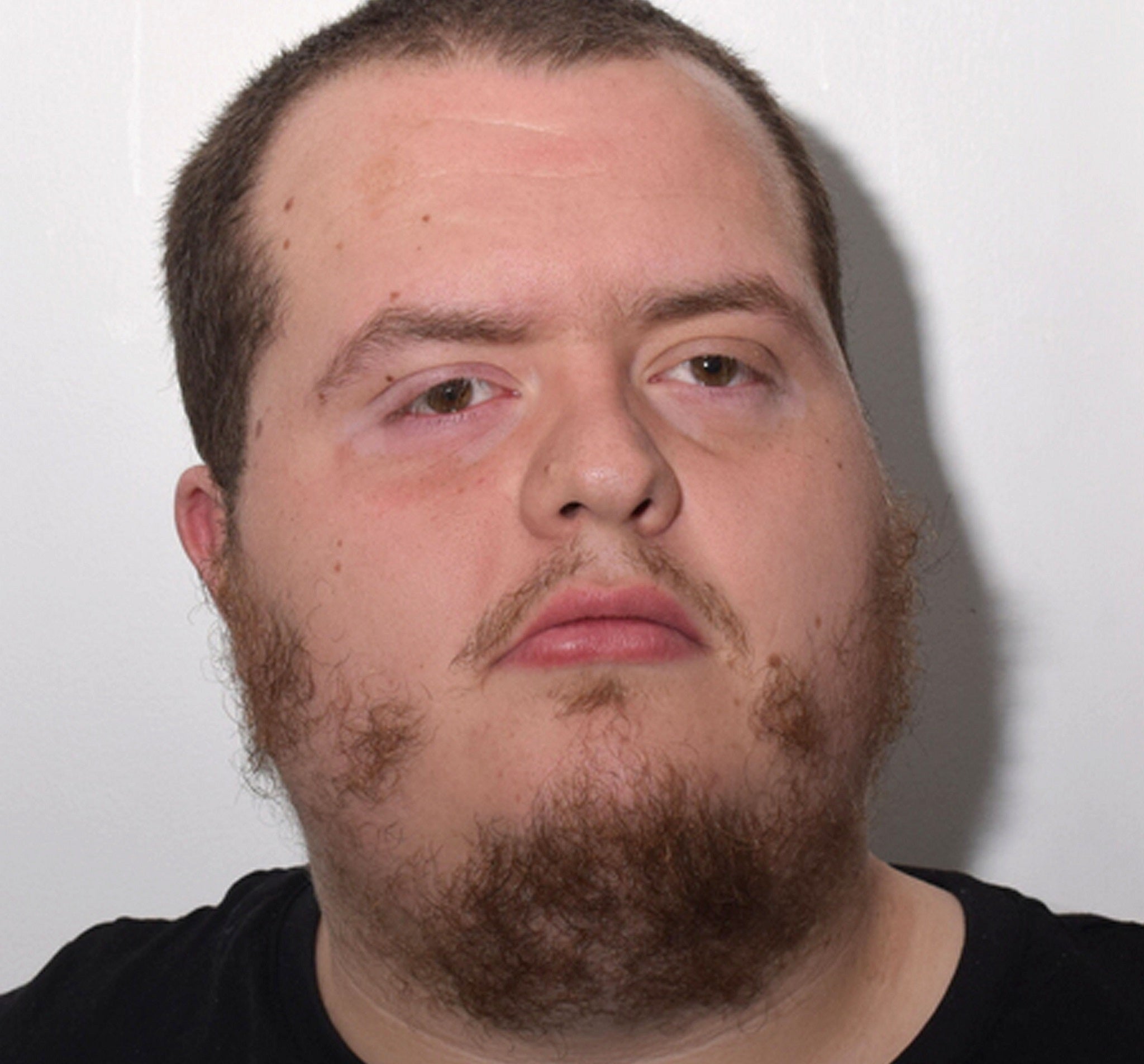 Custody image of Lewis Ludlow who has been jailed for a minimum term of 15 years after planning a terror attack on Oxford Street in London.