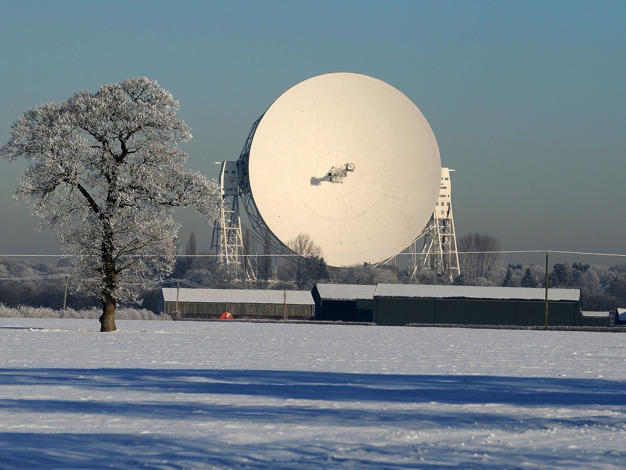 The Lovell telescope in Macclesfield, northwest England (AFP/Getty)