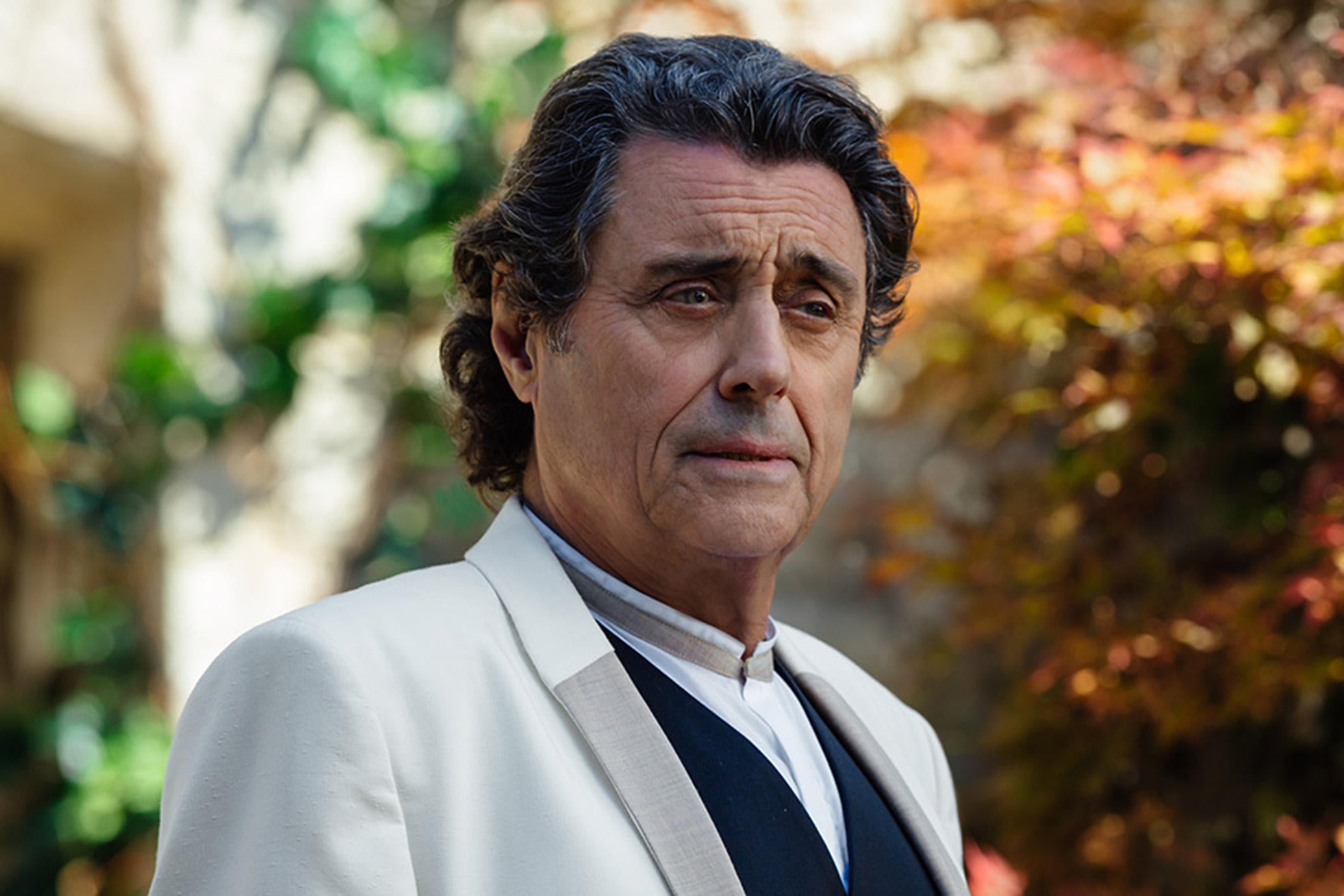 Ian McShane as Mr Wednesday in ‘American Gods’