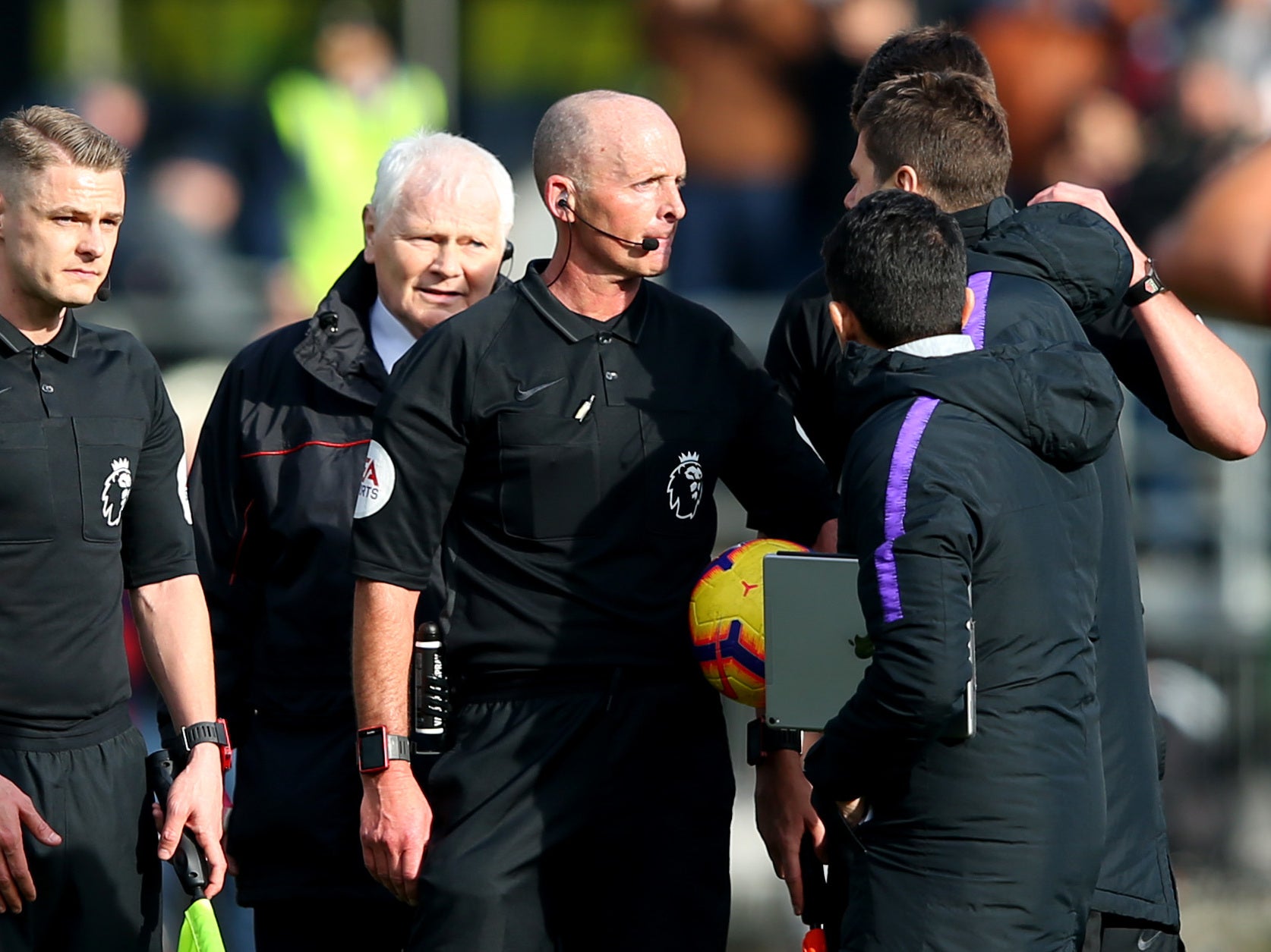 Mauricio Pochettino was charged by the FA after angrily confronting Mike Dean