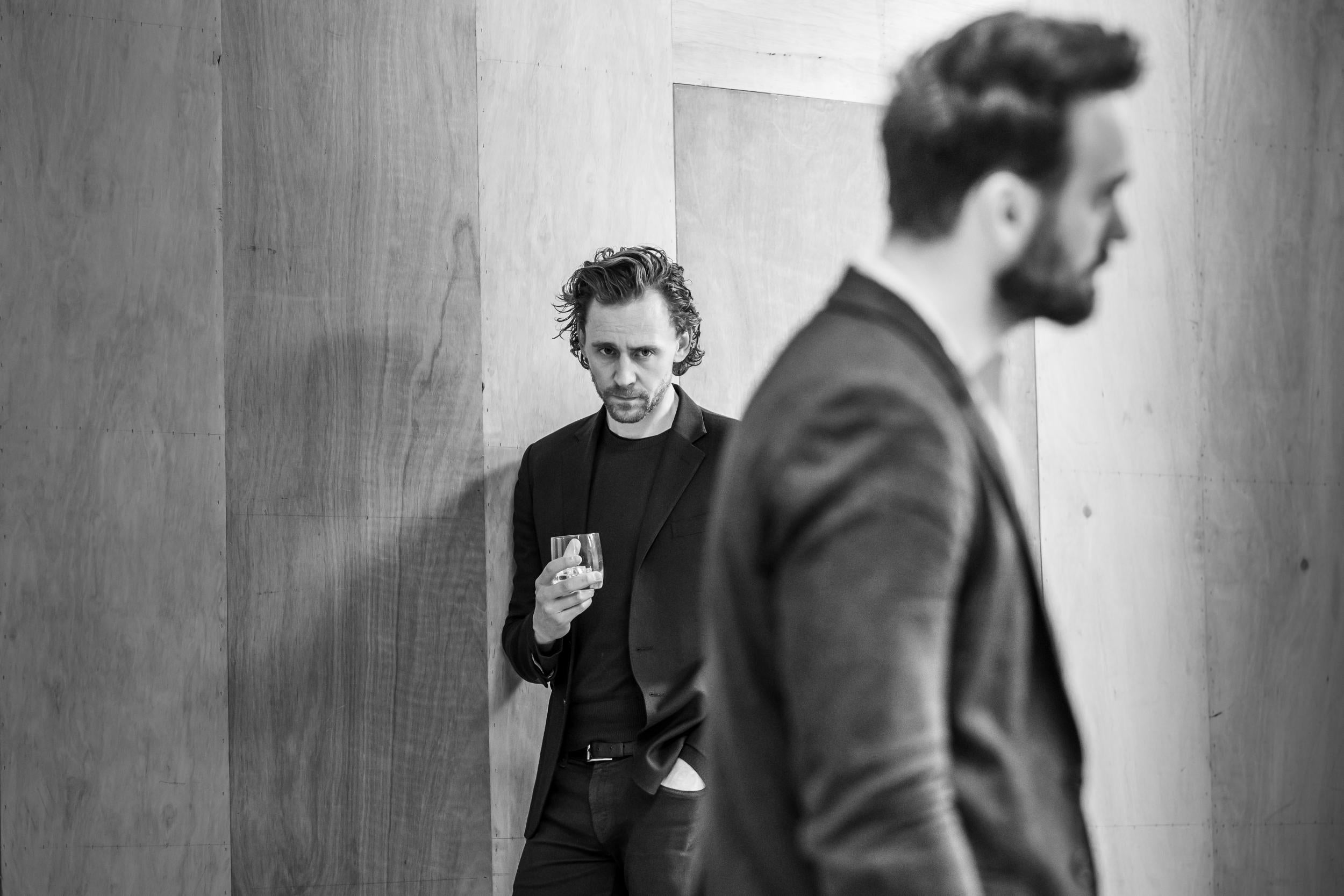 Tom Hiddleston and Charlie Cox in rehearsal for ‘Betrayal’