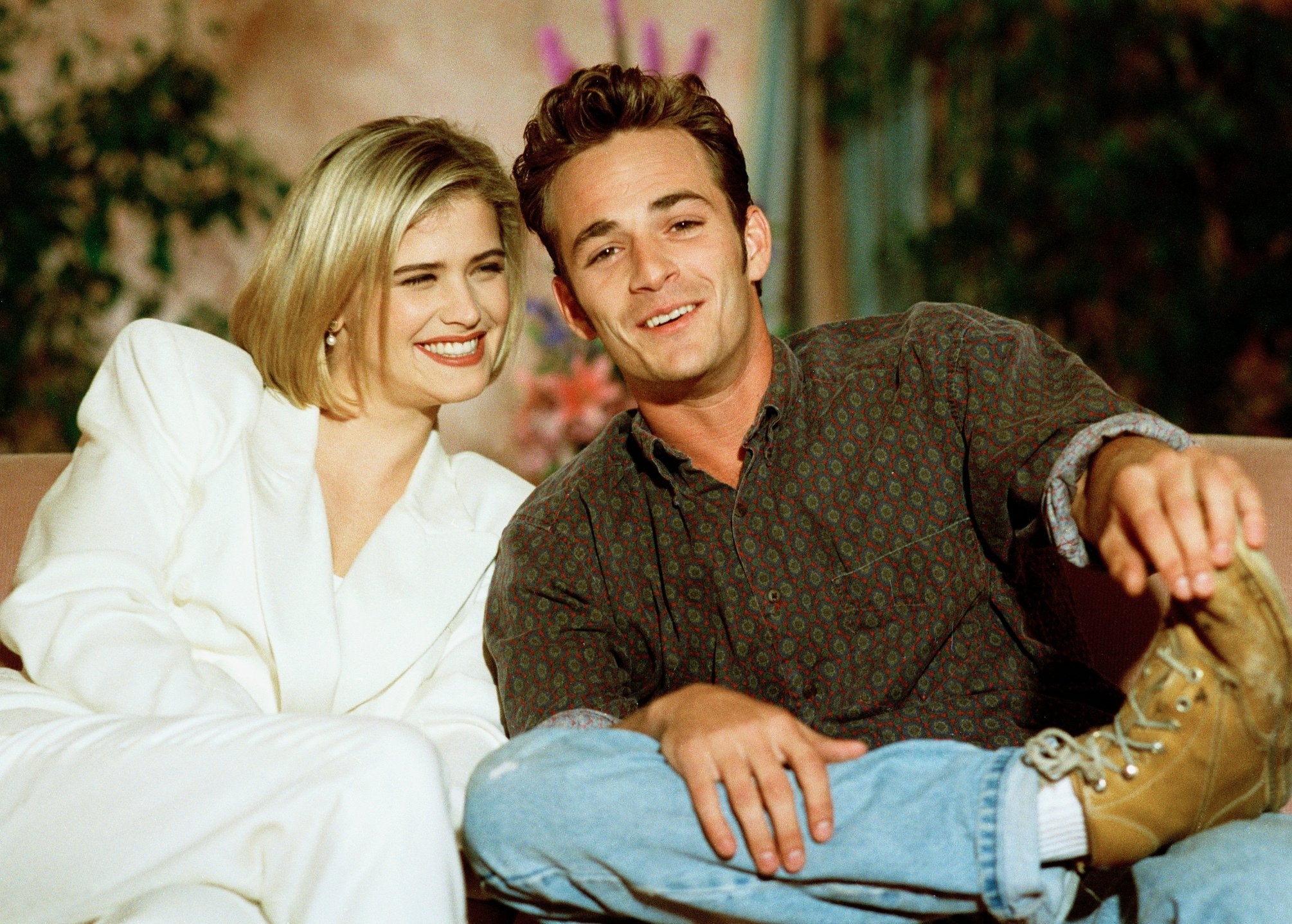 Kristy Swanson and Luke Perry, who co-starred in ‘Buffy the Vampire Slayer’ in 1992