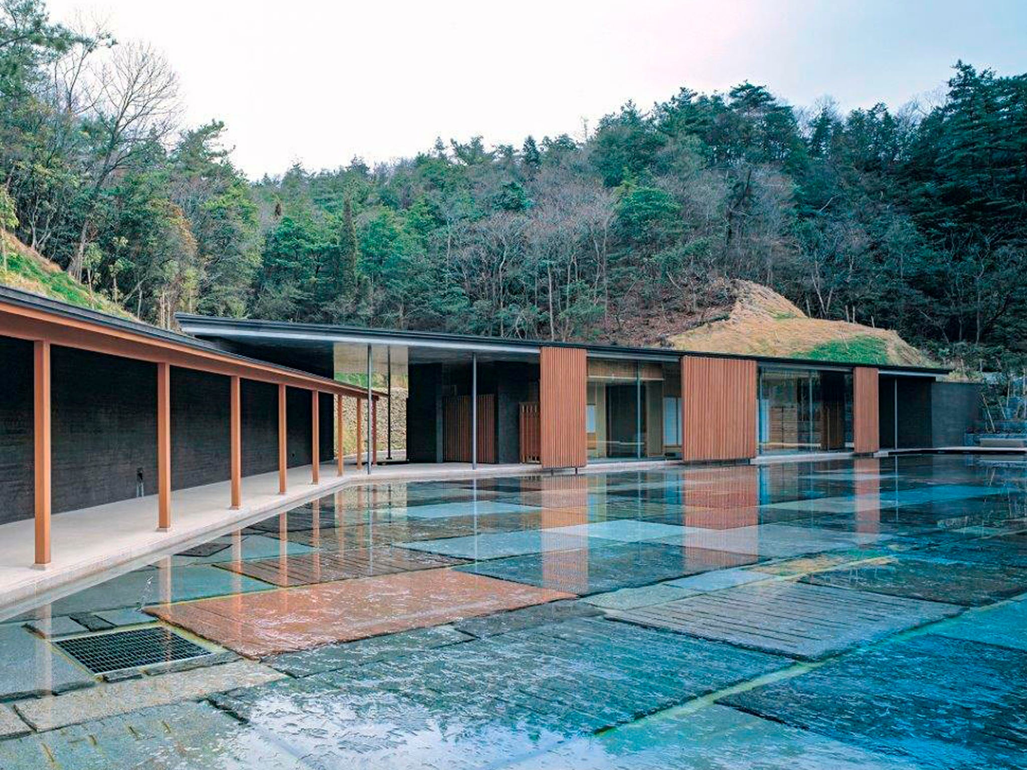 Ceramic Park Mino in Tajimi, Gifu, western Japan, which was designed by architect Arata Isozaki