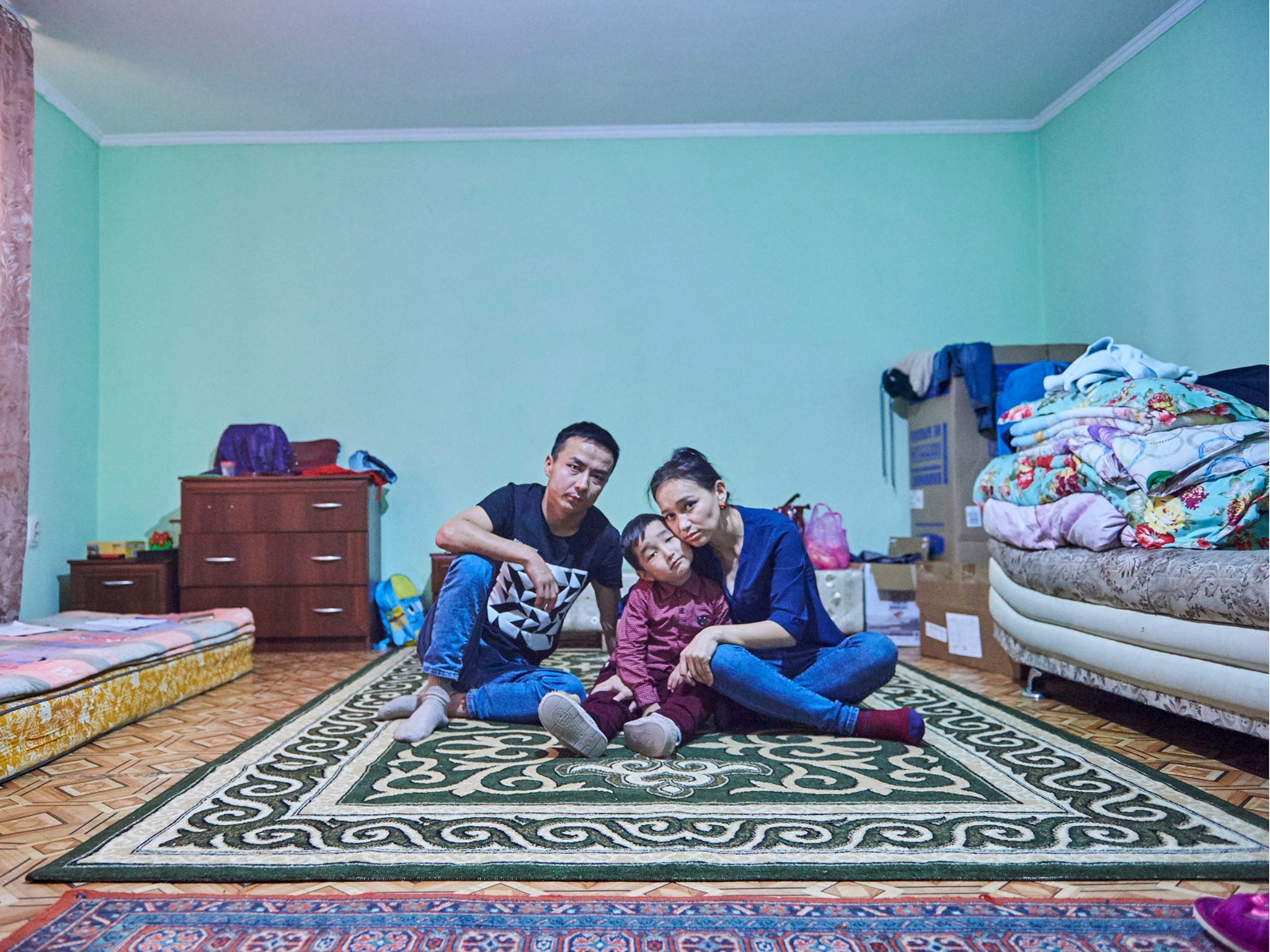 After being detained for two years across the border, Zhargynbek Otan returned home to his family a changed man