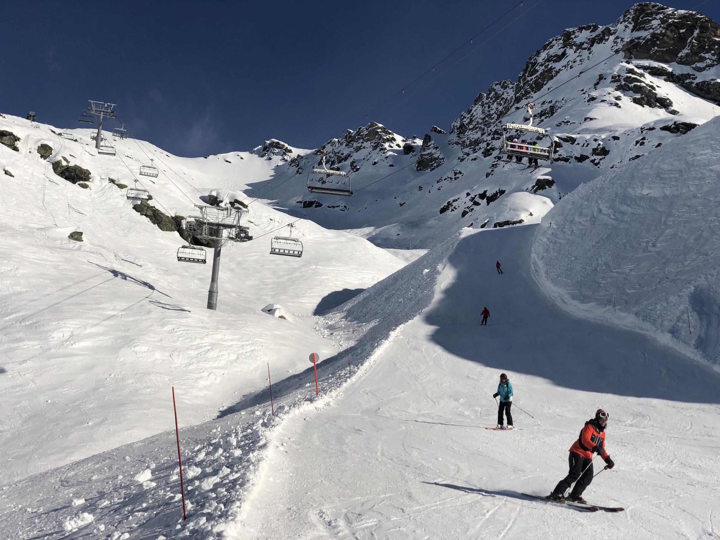 La Rosiere's new Mont Valaisan sector has five red runs to explore