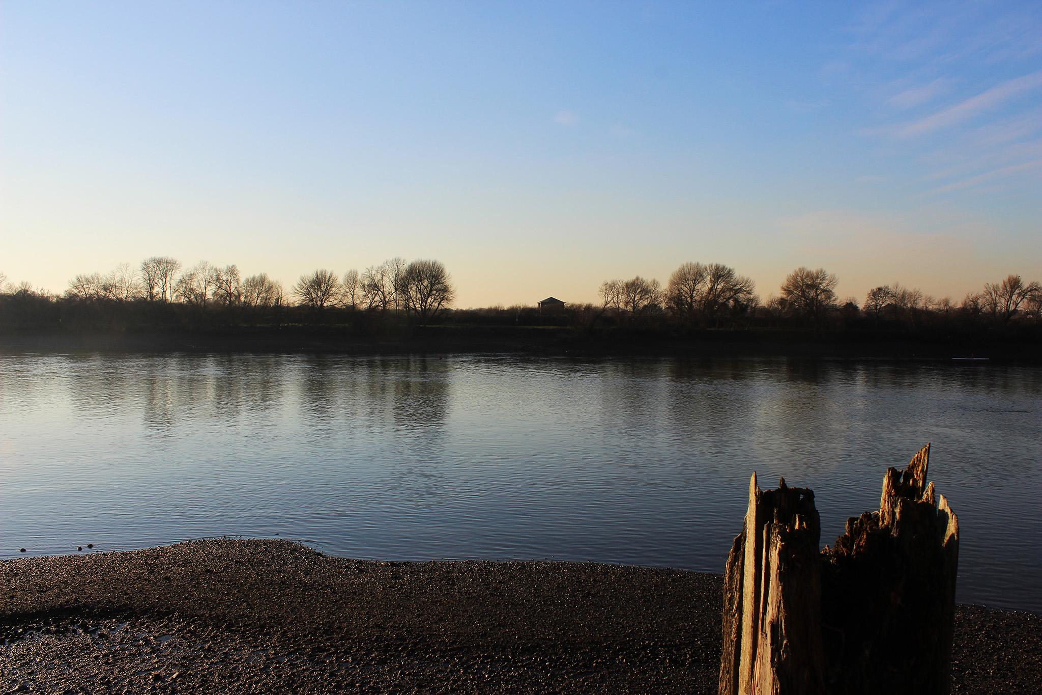 Sunset on the Thames, Fulham: ‘There are moments where you look at your surroundings and realise how much beauty surrounds you’