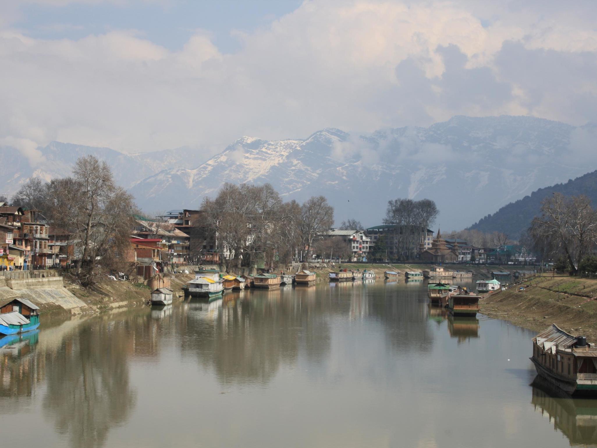 The river Jhelum in Srinagar