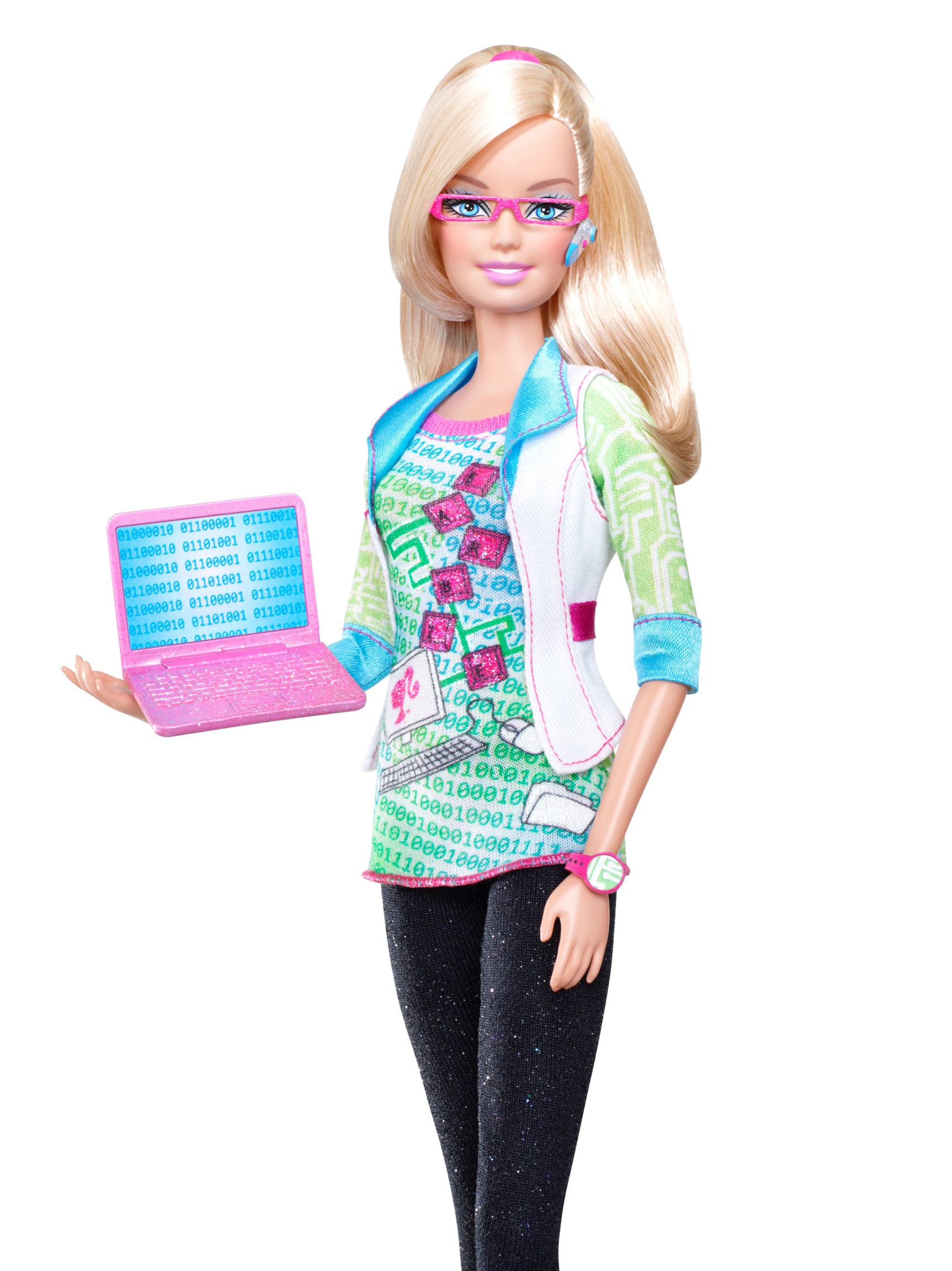 A computer engineer Barbie was released in 2010.