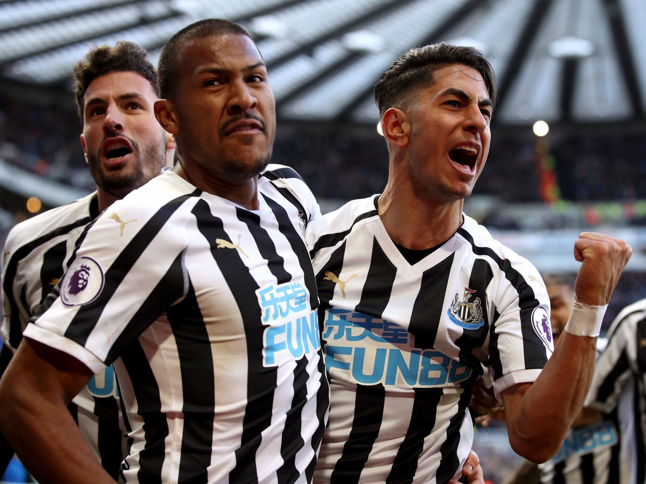 Perez's double gave Newcastle the three points