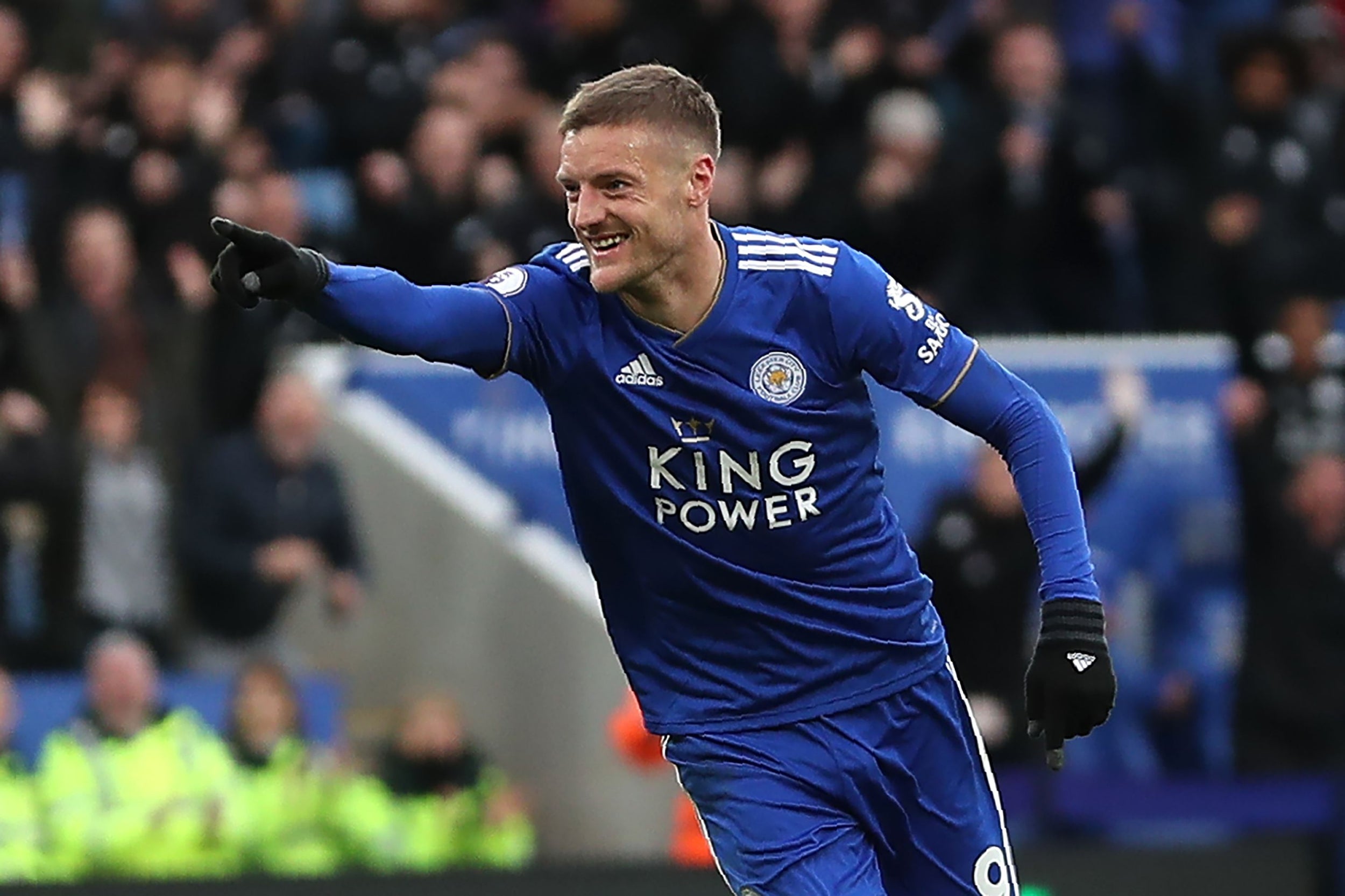 Jamie Vardy has scored three in two matches under Brendan Rodgers