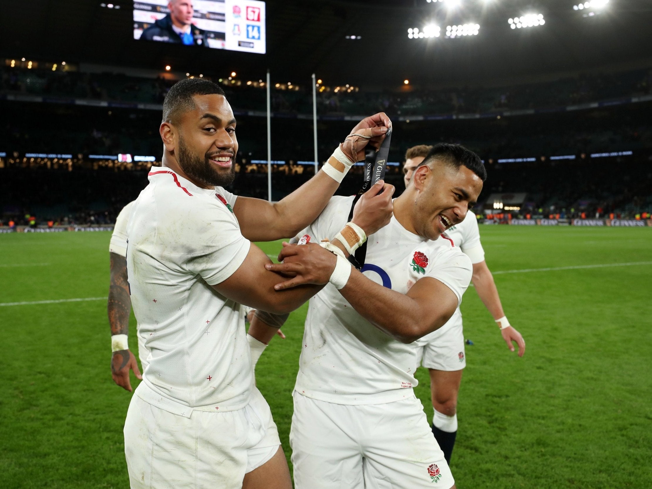 Cokanasiga and Tuilagi wreaked havoc on the Italian defence