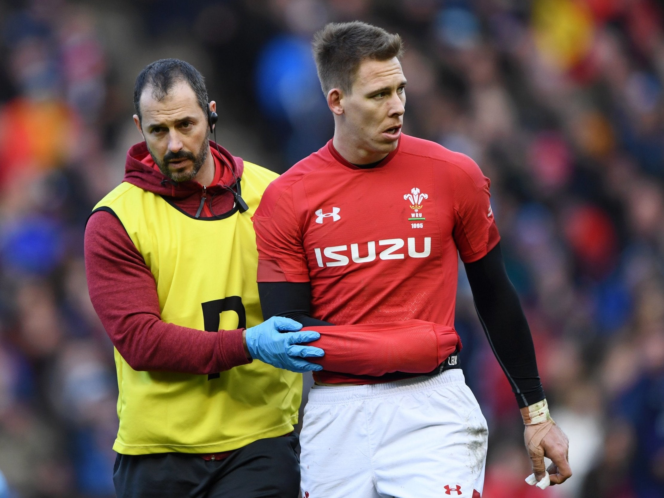 Liam Williams could feature against Ireland despite going off injured on Saturday