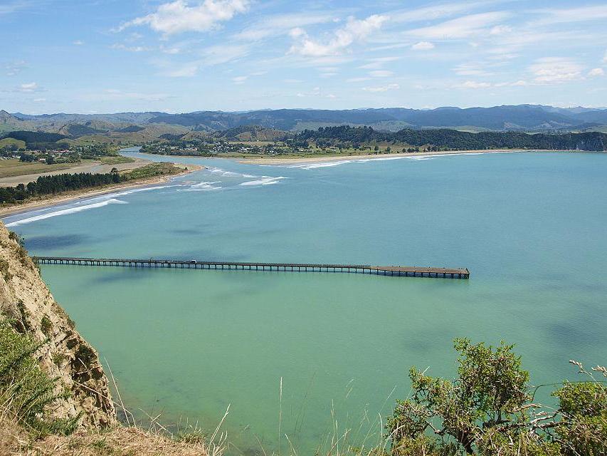 Tolaga Bay, on New Zealand's east coast