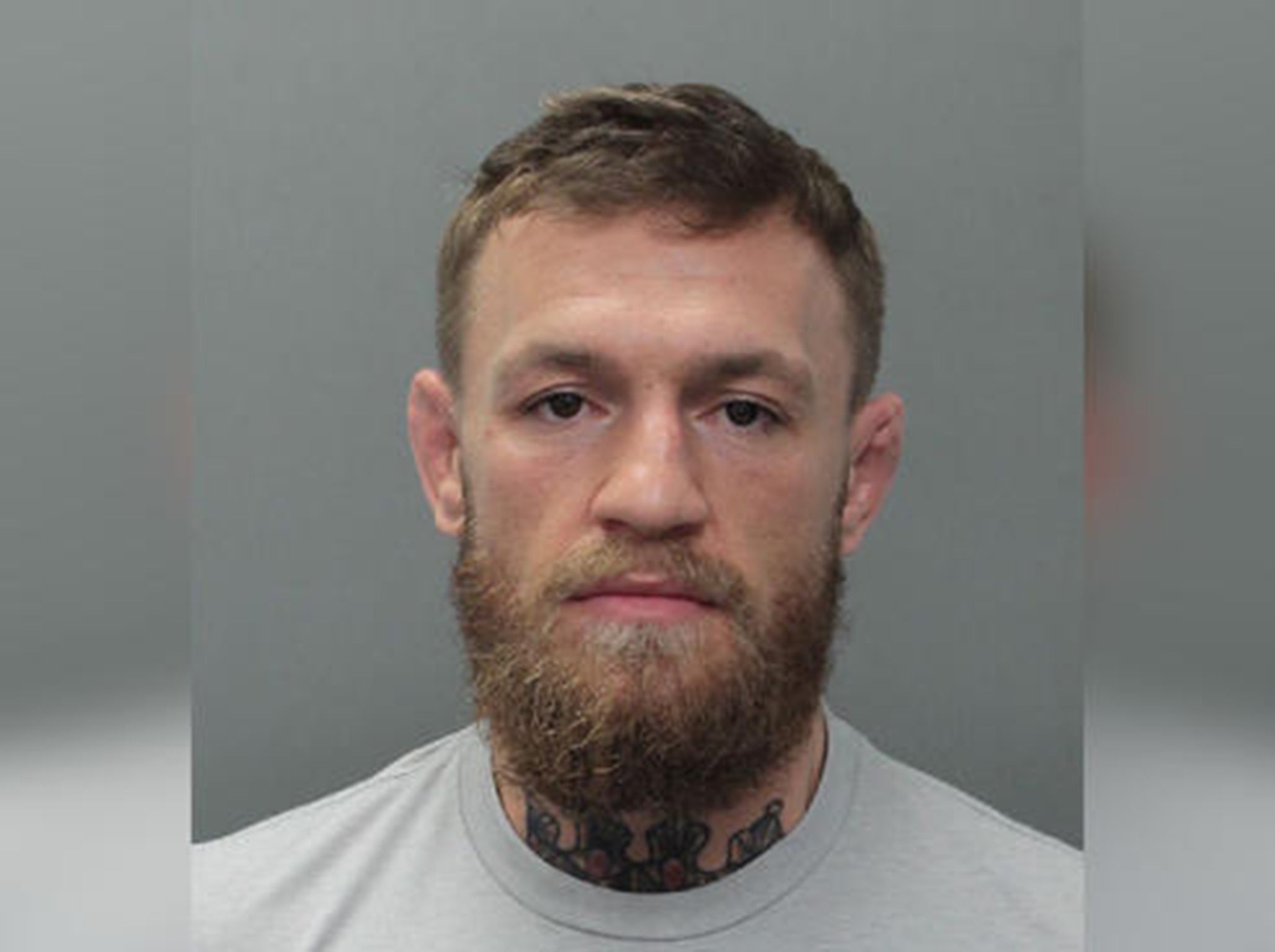 McGregor's mug shot (City of Miami Beach Police Department)