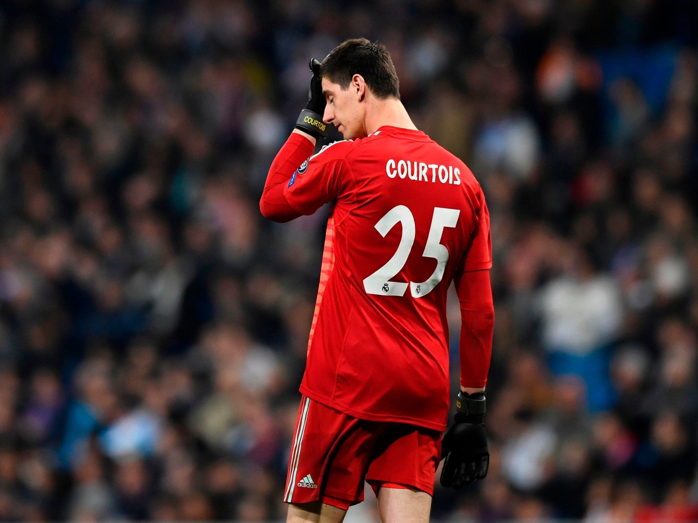 Courtois' future in the Spanish capital looks shaky