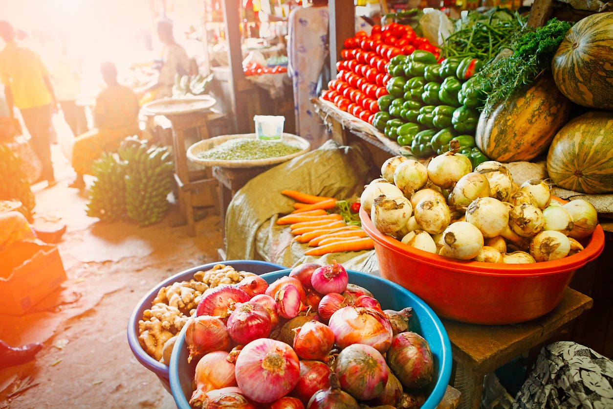 Explore Kigali’s bustling market (Getty)