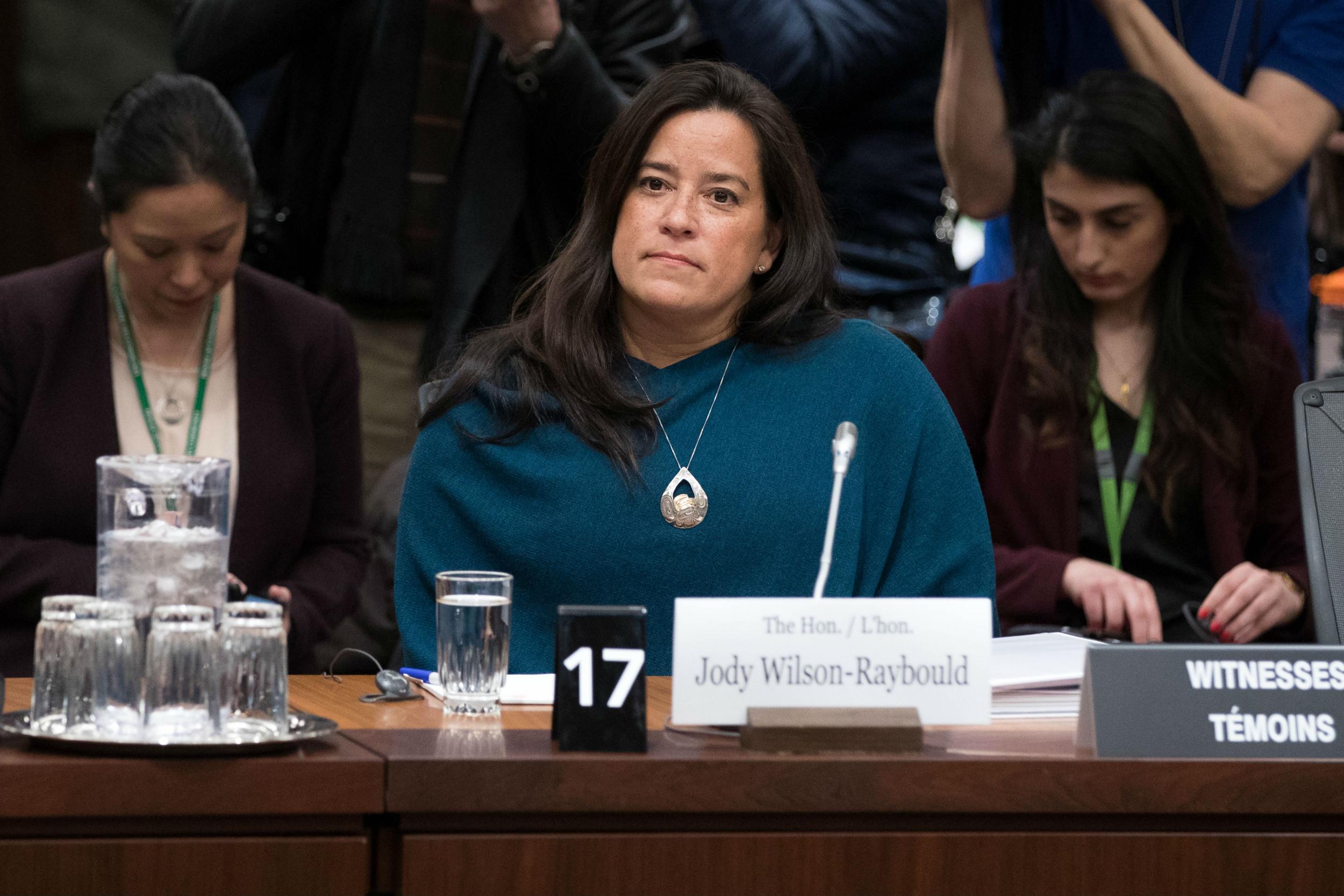 Wilson-Raybould told a committee she had faced ‘veiled threats and sustained pressure’