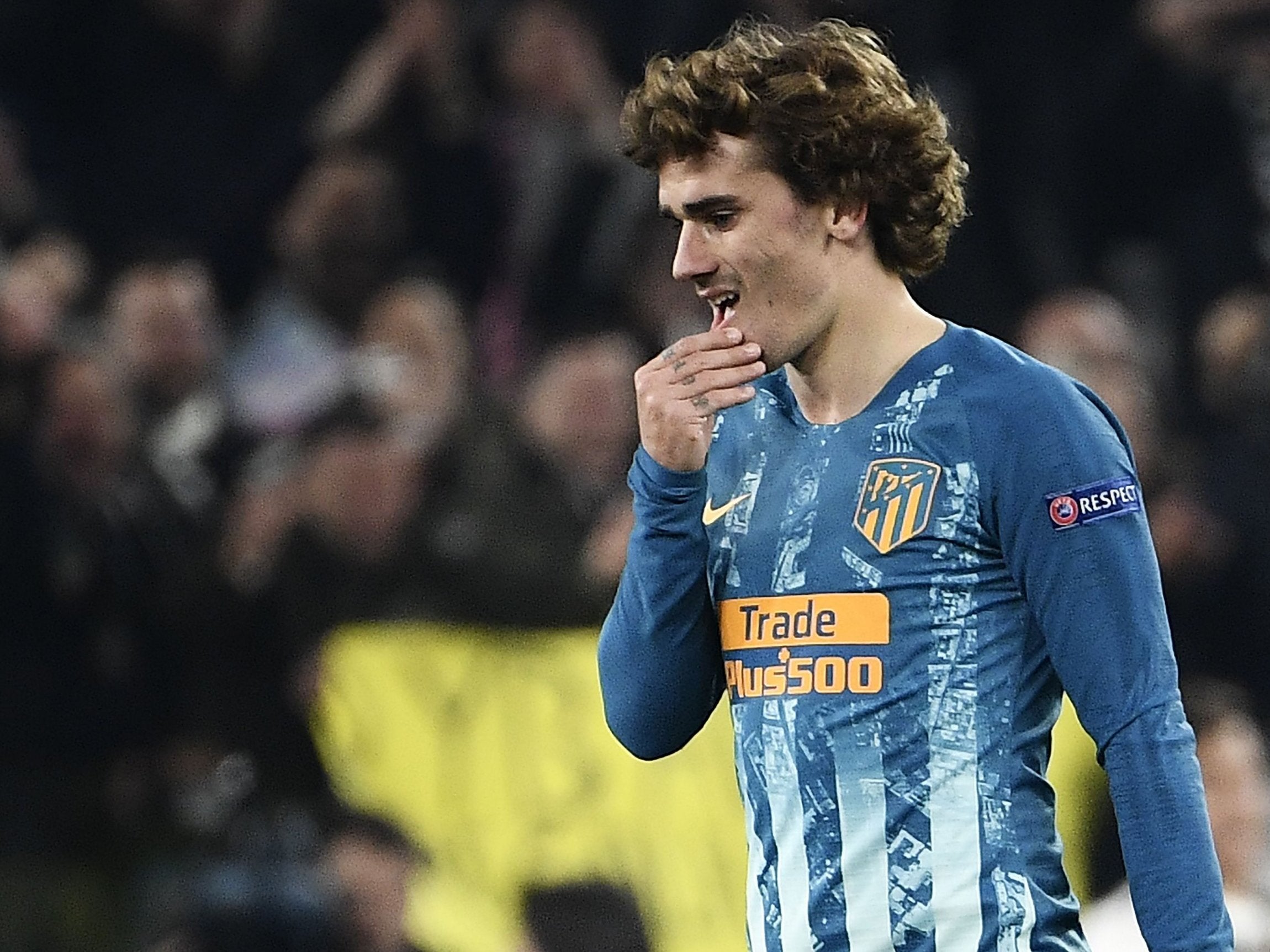 You get the idea that Griezmann will not forget this defeat for a long time (AFP/Getty)