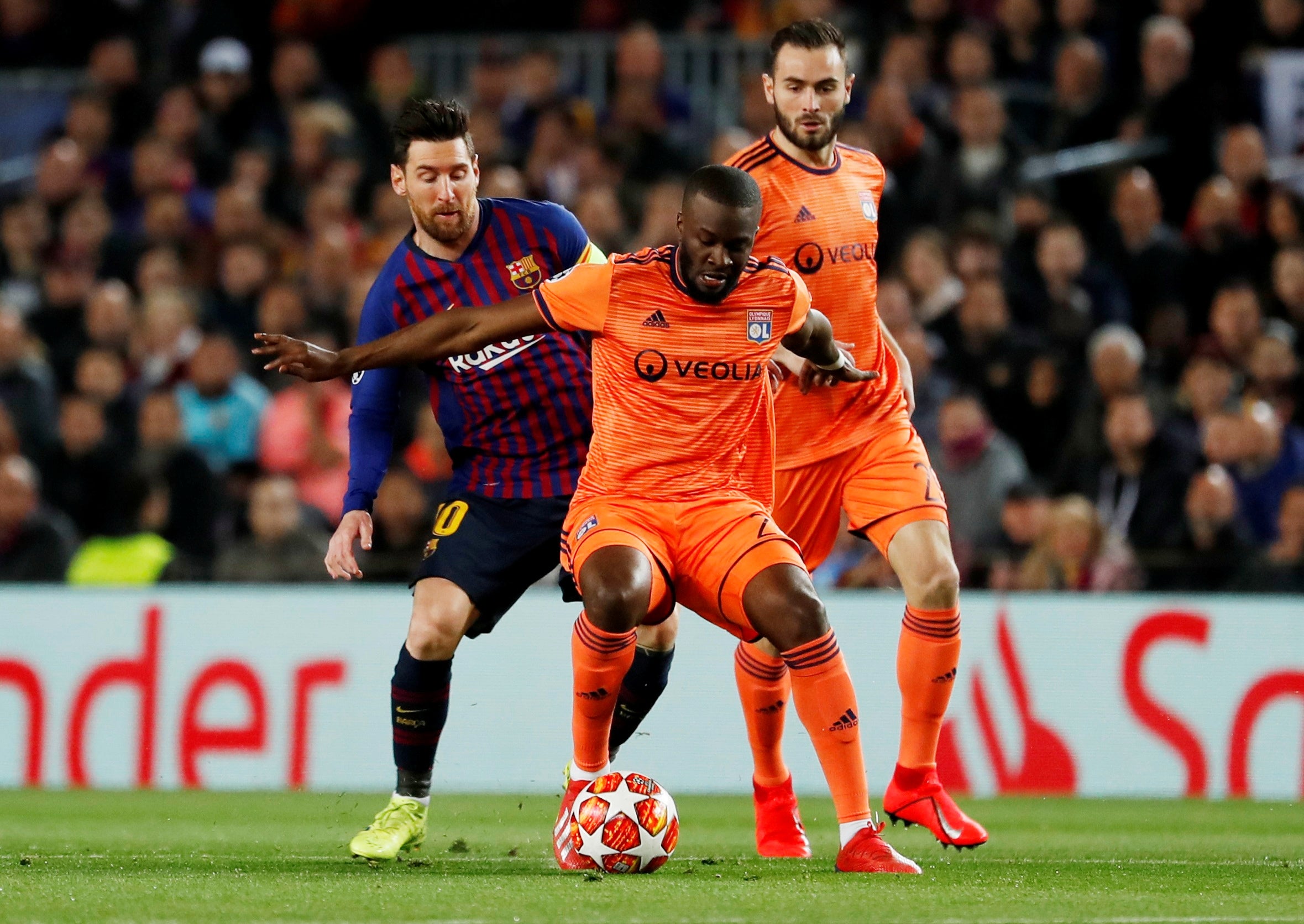 Ndombele holds off Messi