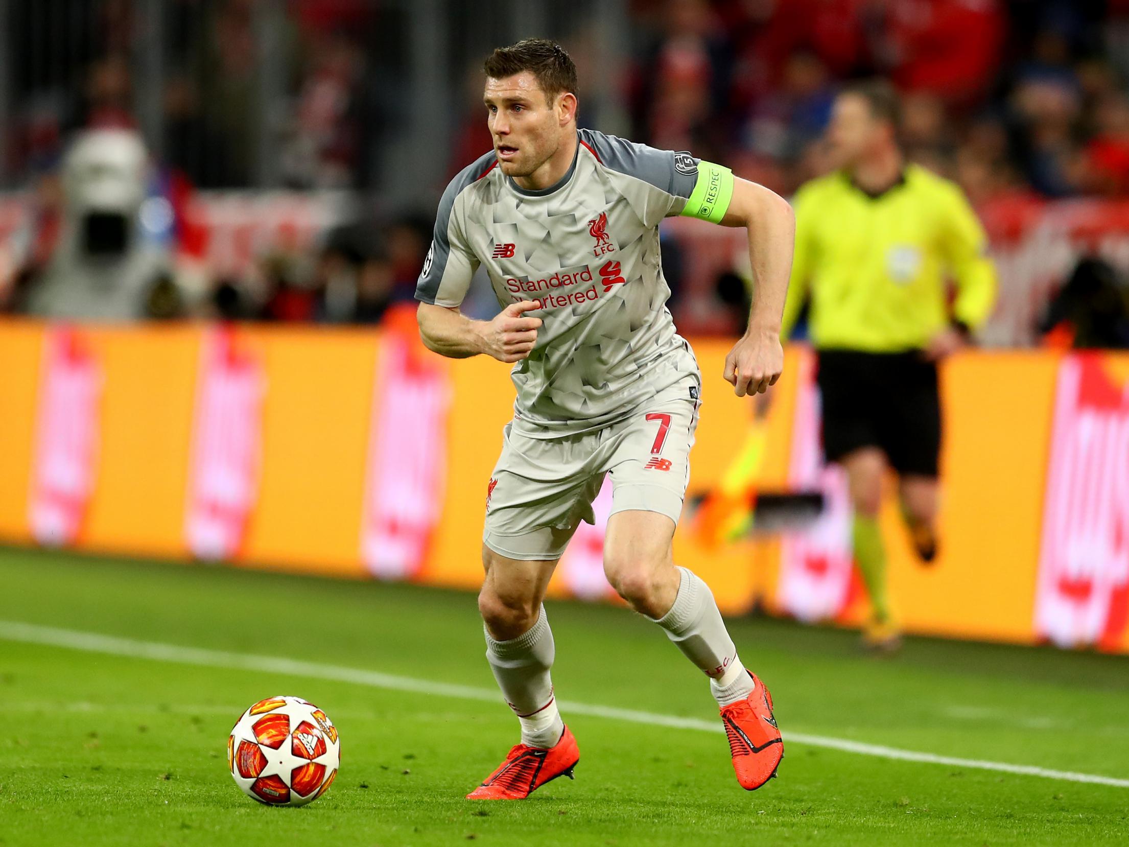 James Milner ran himself into the ground against Bayern