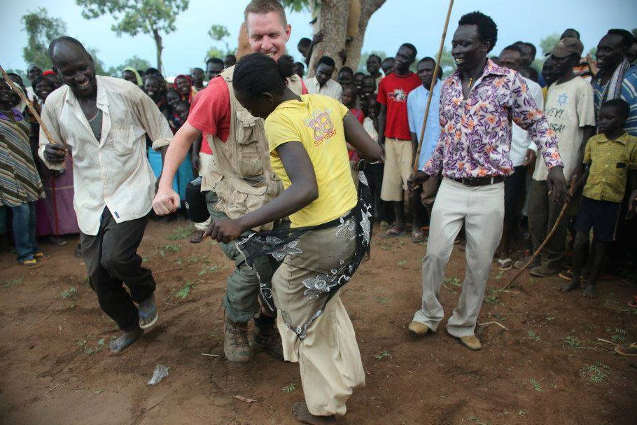 In Yida, South Sudan, in 2012 (Andrew Berends/Facebook)