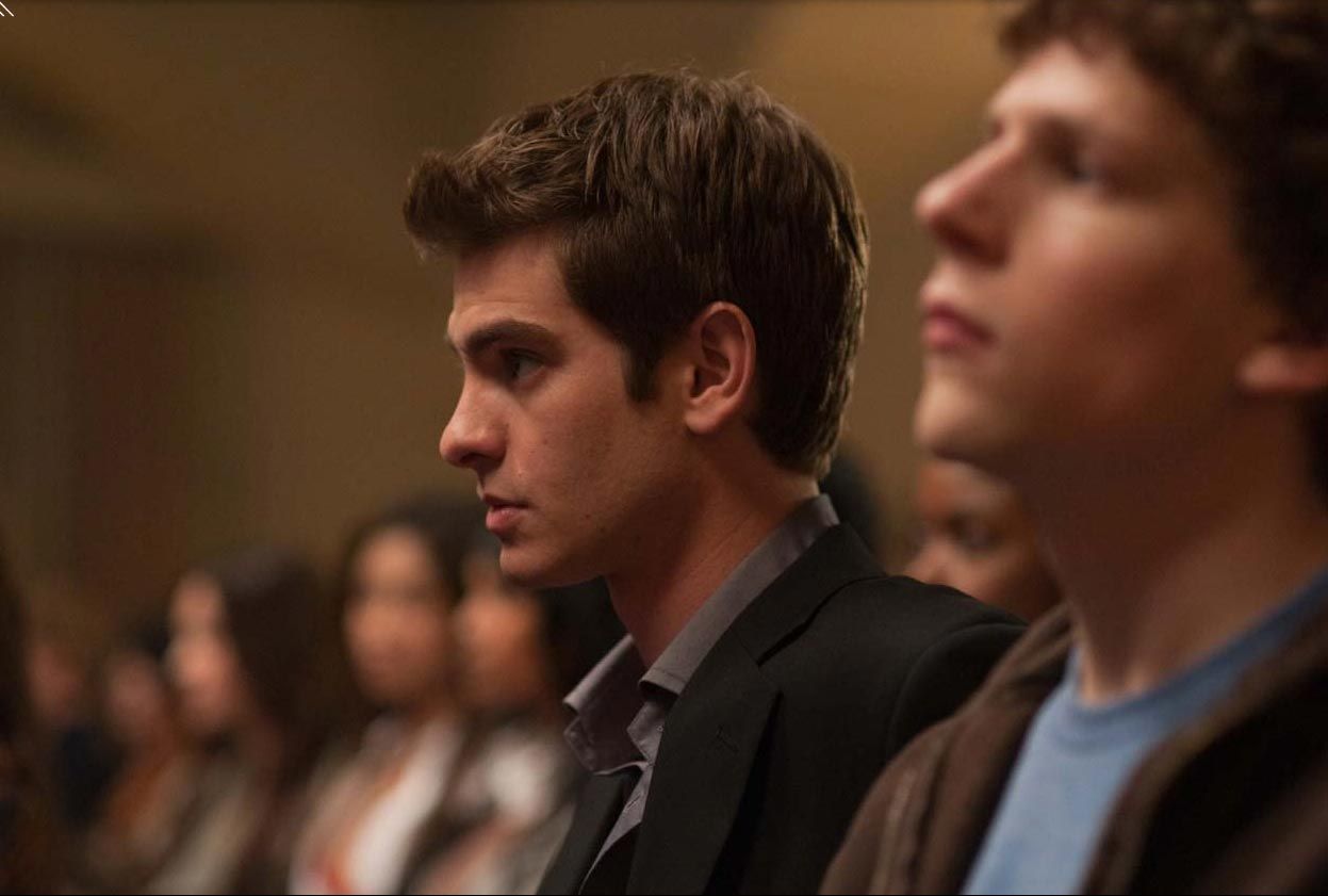 Andrew Garfield in 'The Social Network'