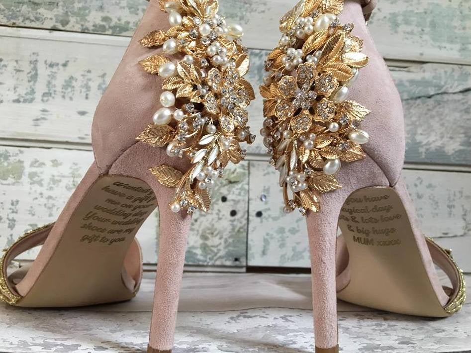 A terminally ill mother left a secret message for her daughter on her wedding shoes