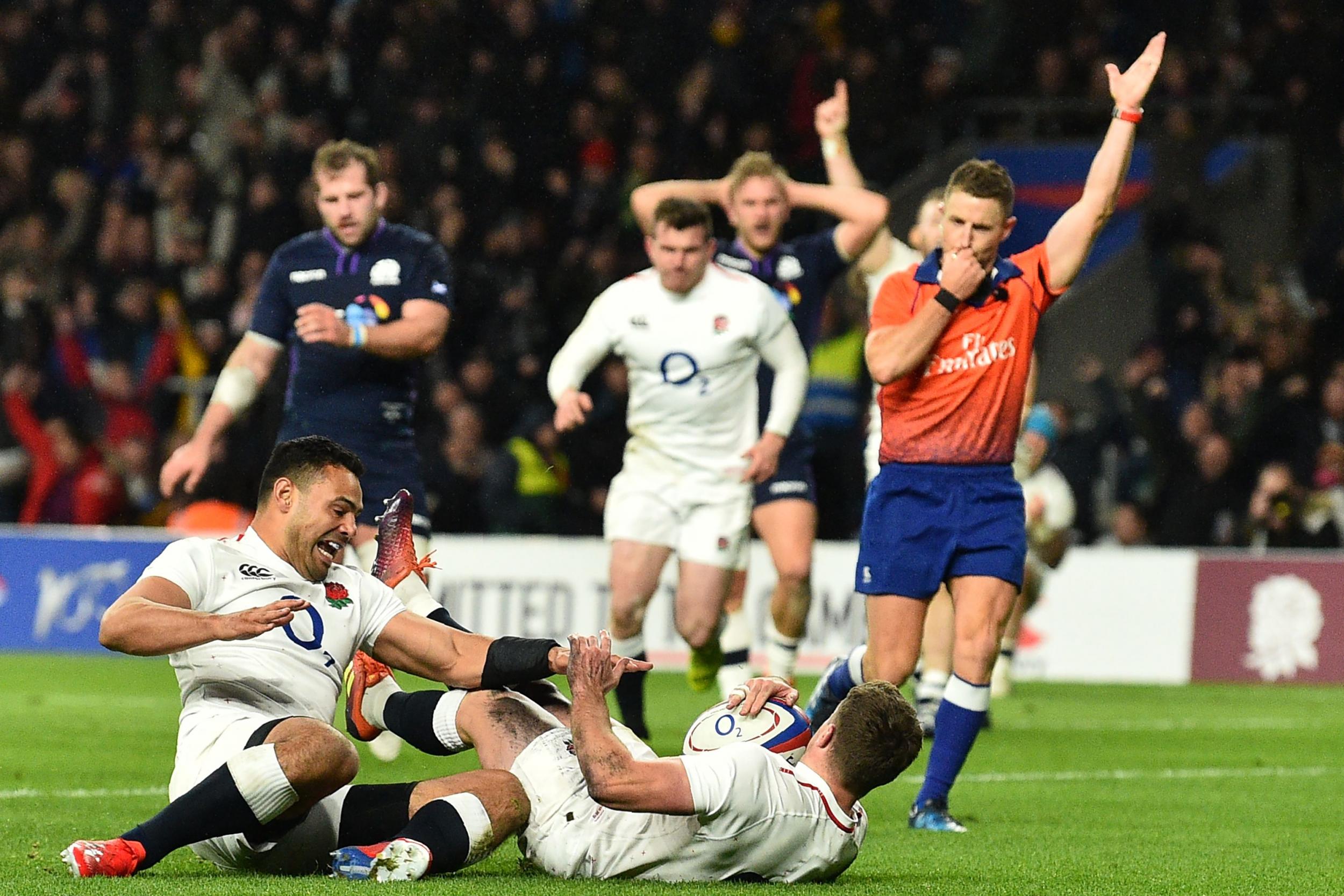 George Ford's converted try salvaged a draw for England