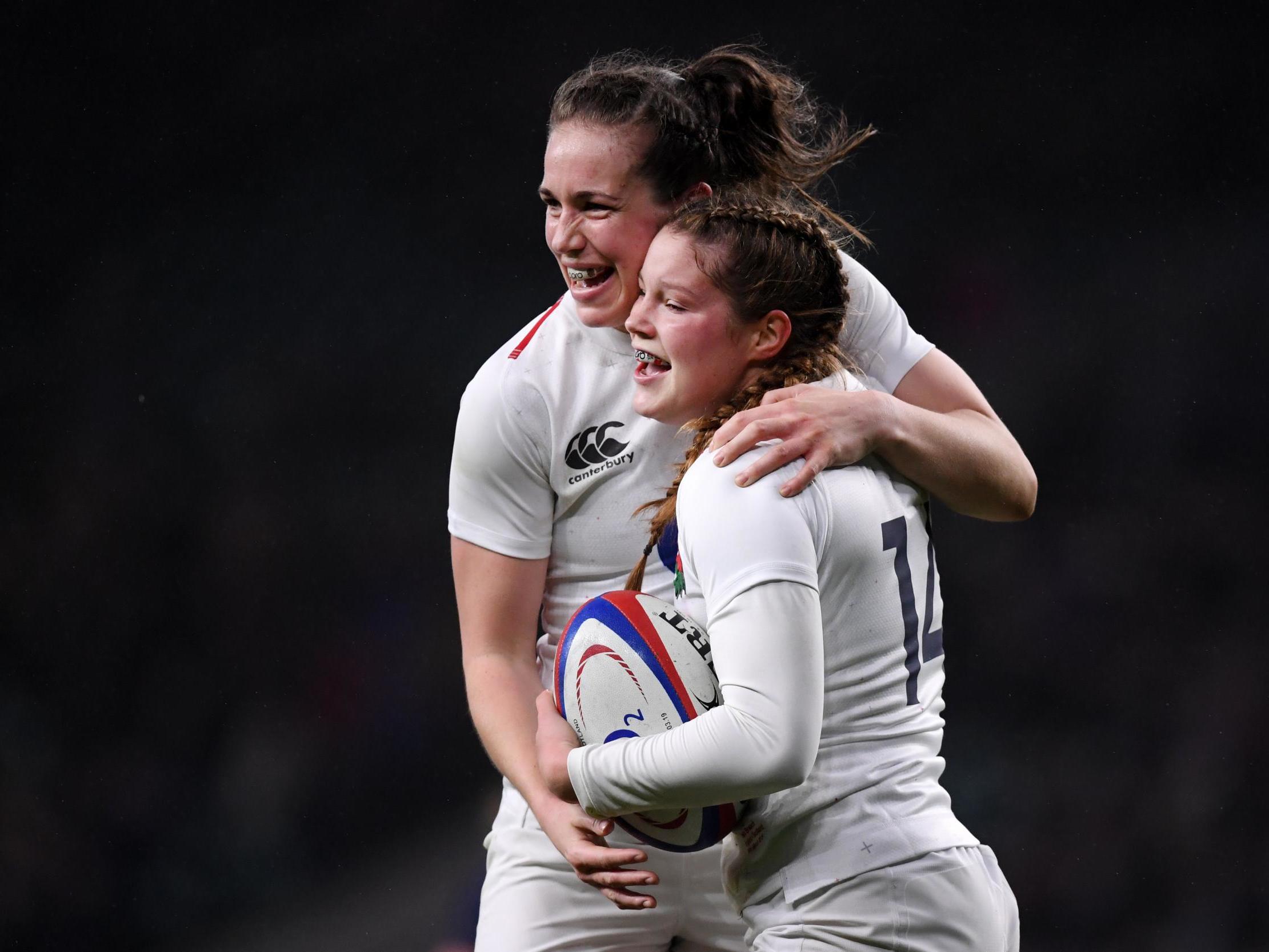 Scarratt (left) has been nominated for the Womens Player fo the Year