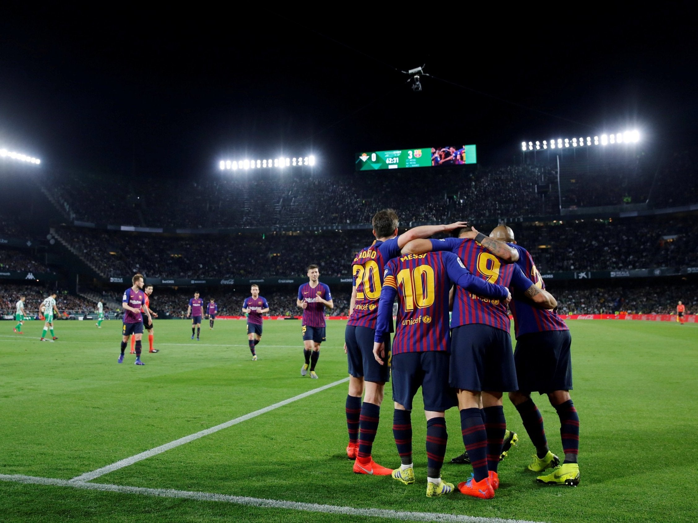 Barcelona now lead Atletico Madrid by 10 points in La Liga