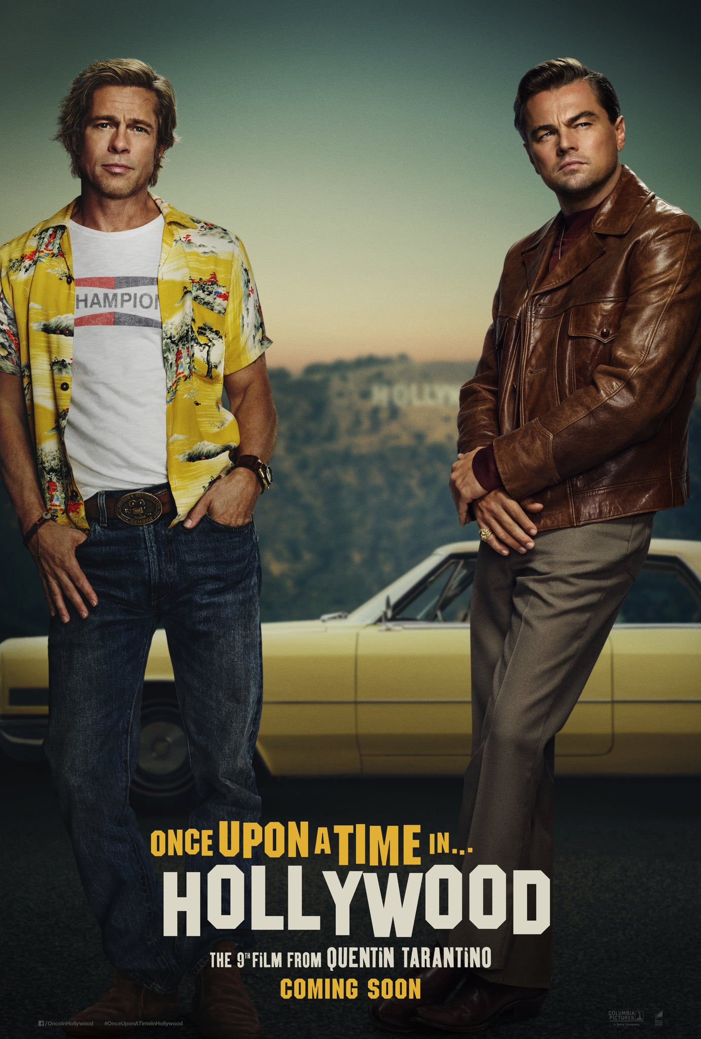 A new poster for 'Once Upon a Time in Hollywood' was released on 18 March, 2019.