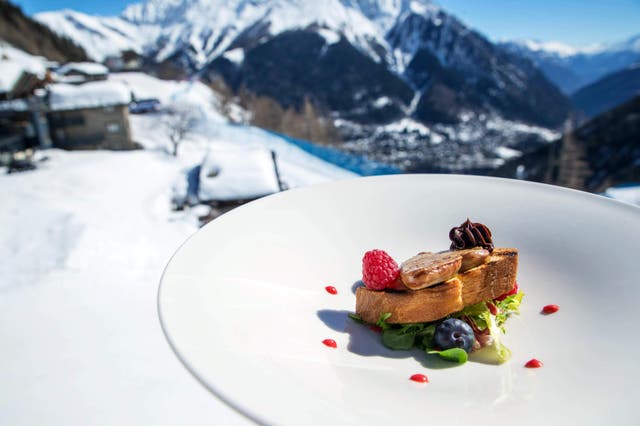 Courmayeur serves up top-class cuisine