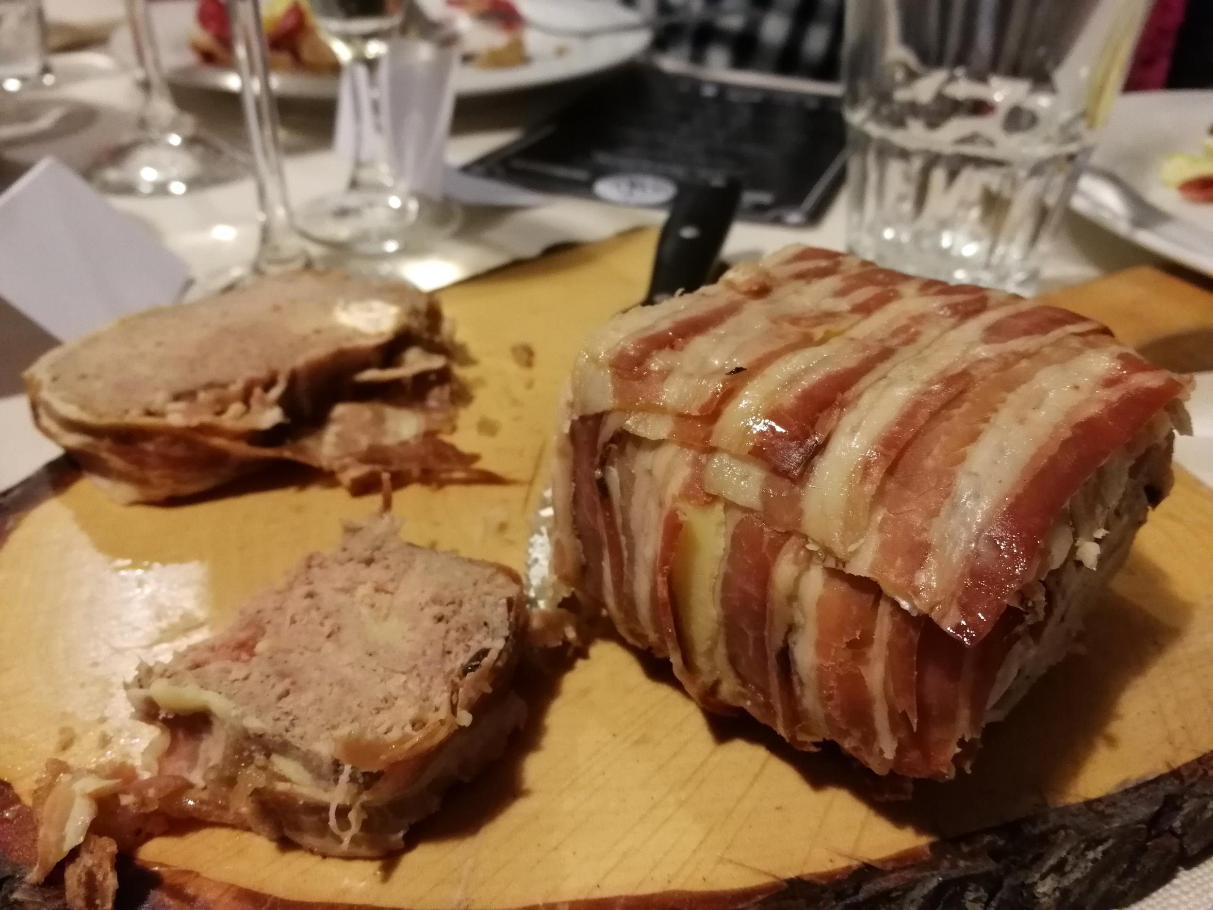 Claude Bosi's pork and foie gras terrine