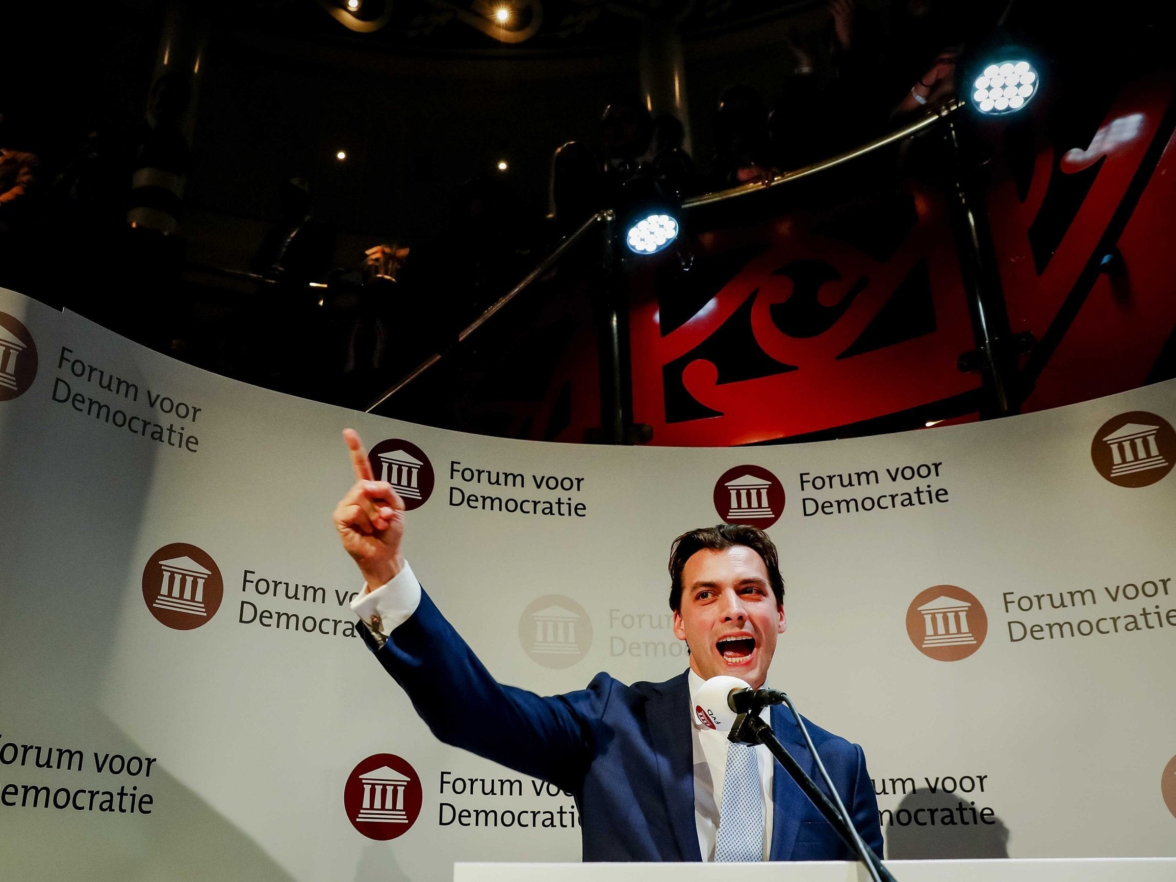 Forum for Democracy leader Thierry Baudeton on Wednesday night