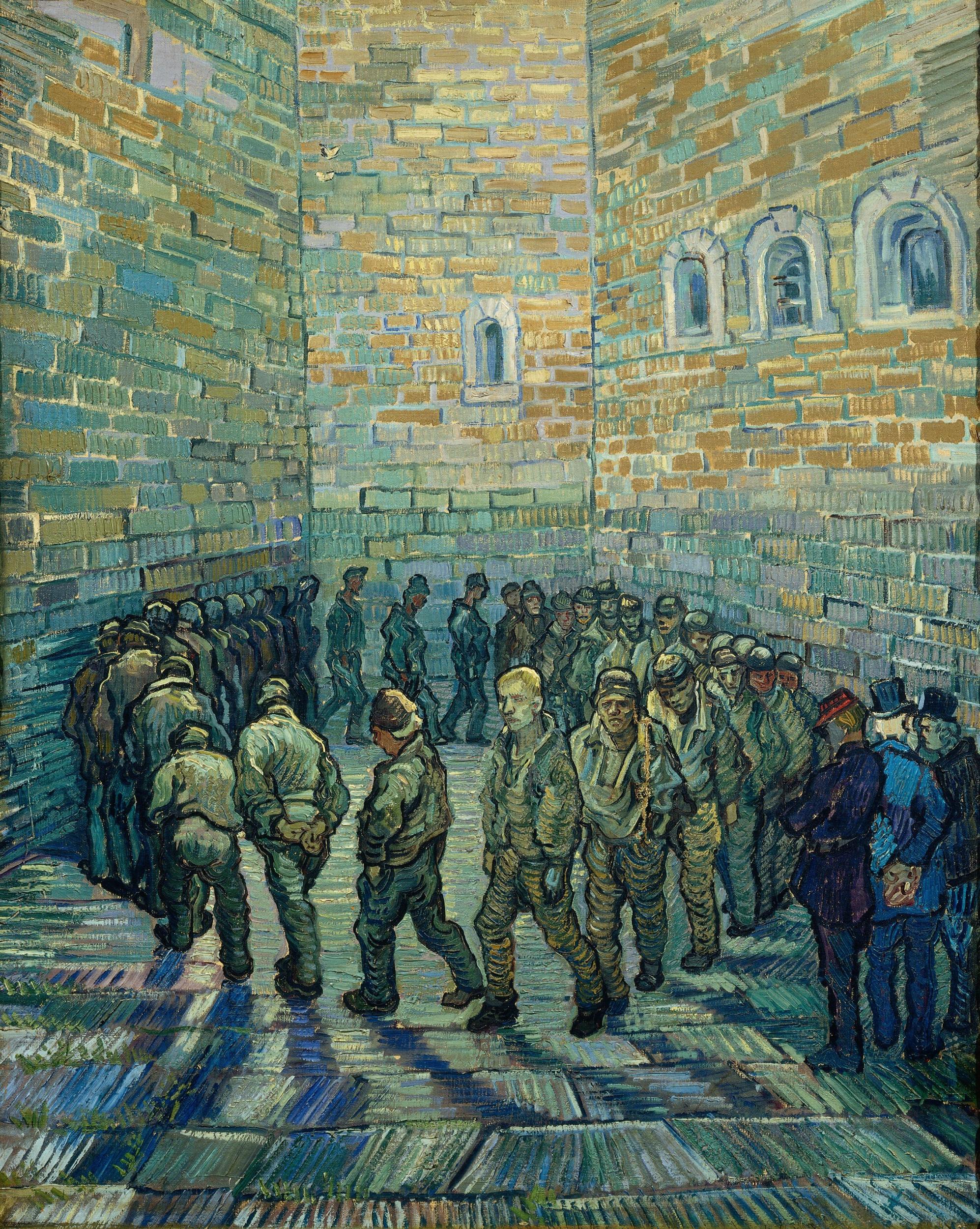 ‘Prisoners Exercising’, 1890, oil paint on canvas