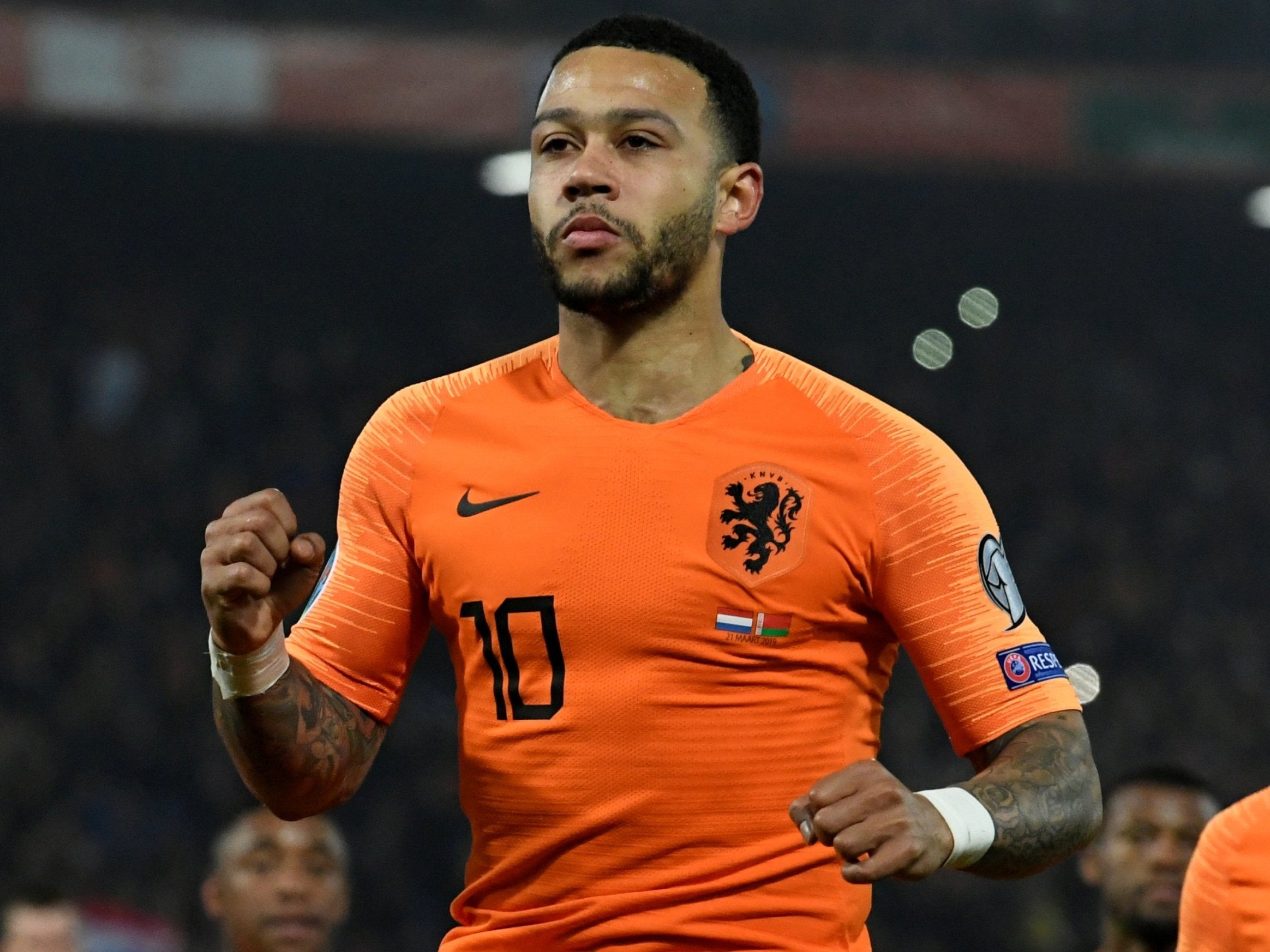 Depay was the star of the show for the Netherlands