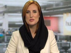 TV journalists wear headscarves to mark week since New Zealand attack