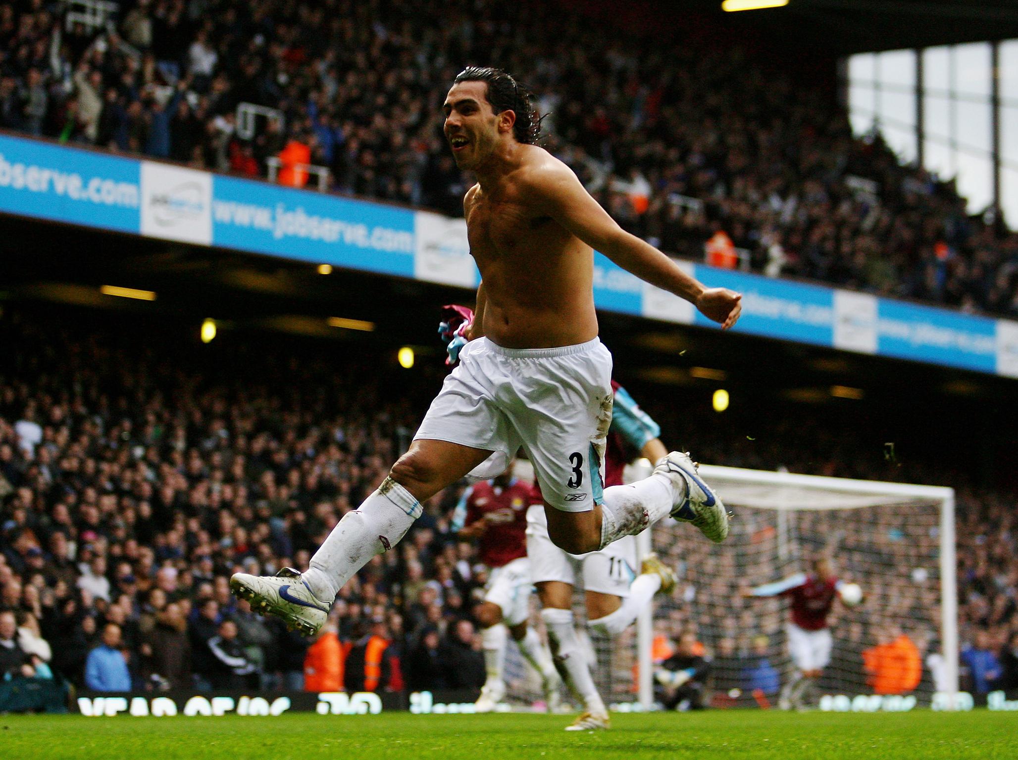 Carlos Tevez rescued West Ham in the 2006-07 Premier League season