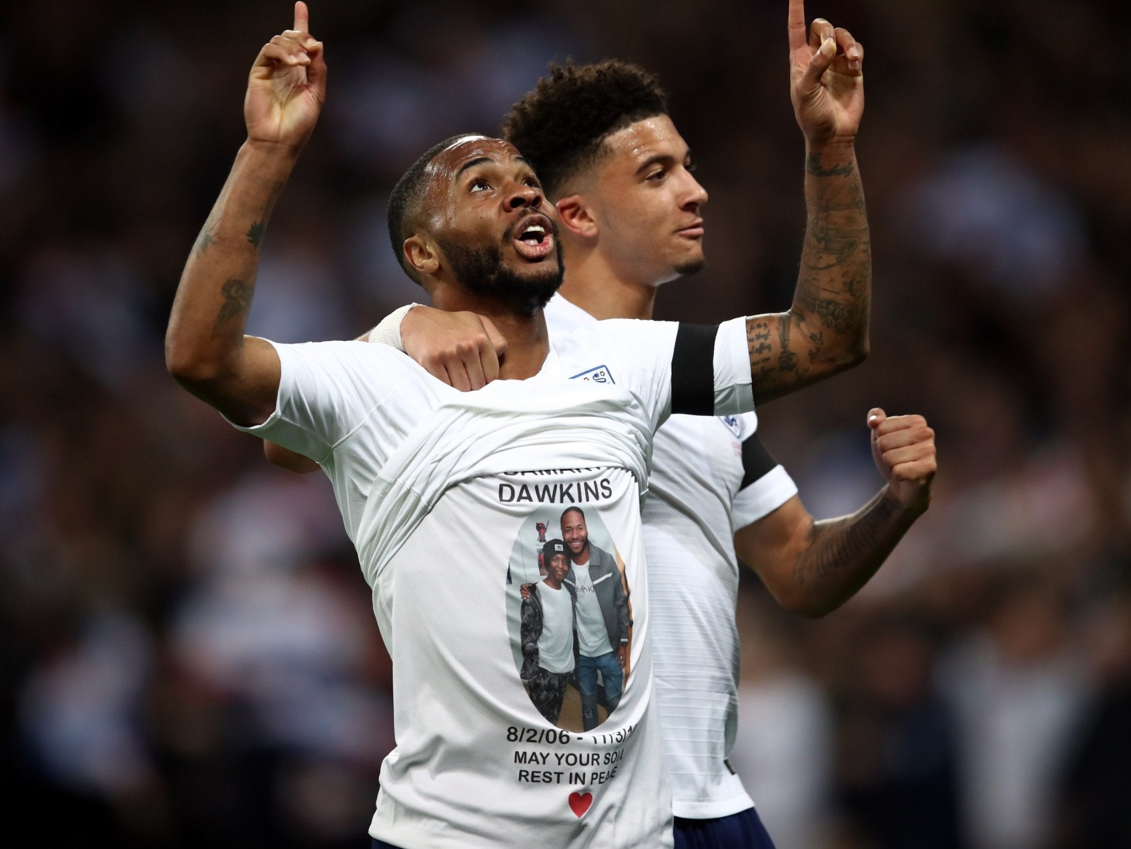 Sterling pays tribute to Damary Dawkins