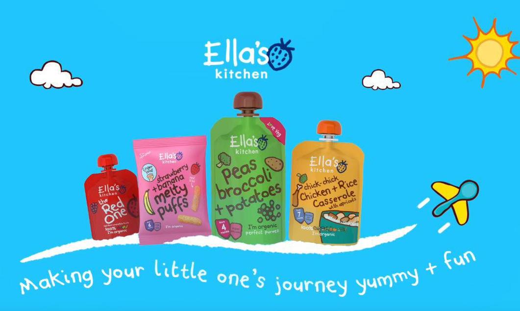 The brand makes organic food for both babies and toddlers