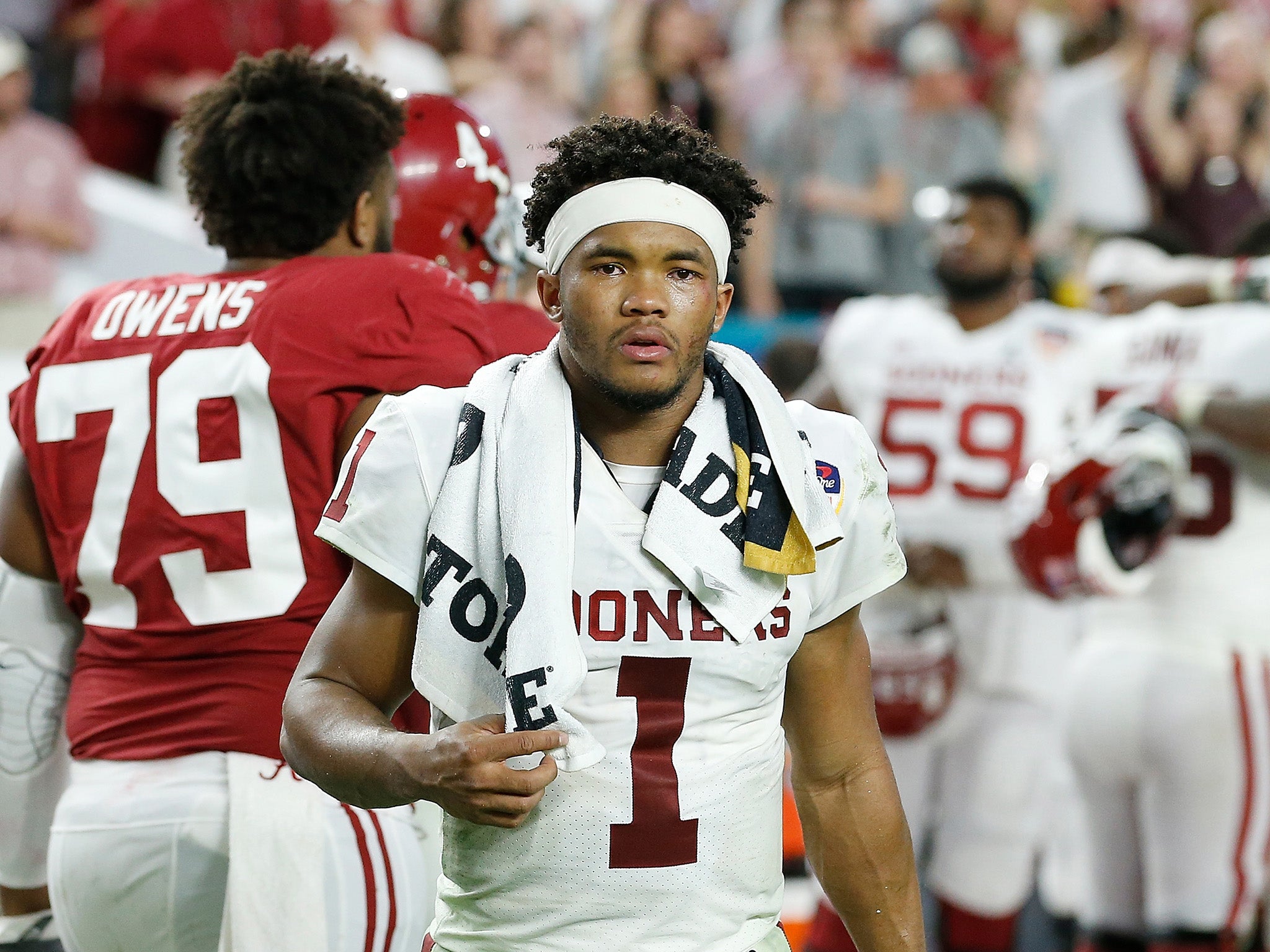 Kyler Murray of the Oklahoma Sooners is expected to be picked first off the board (Getty)